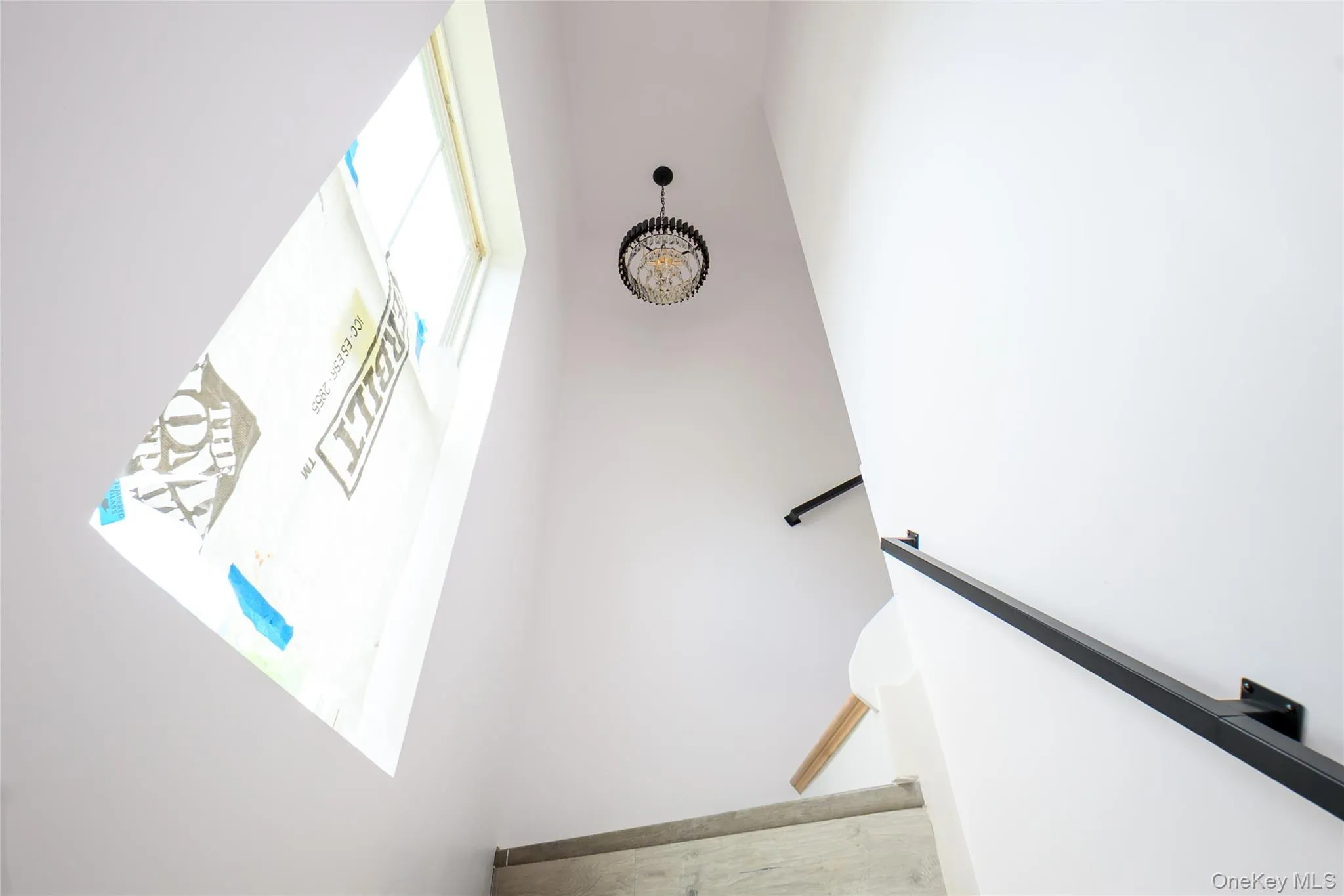 Stairs and landing to second floor Stairs and landing to second floor