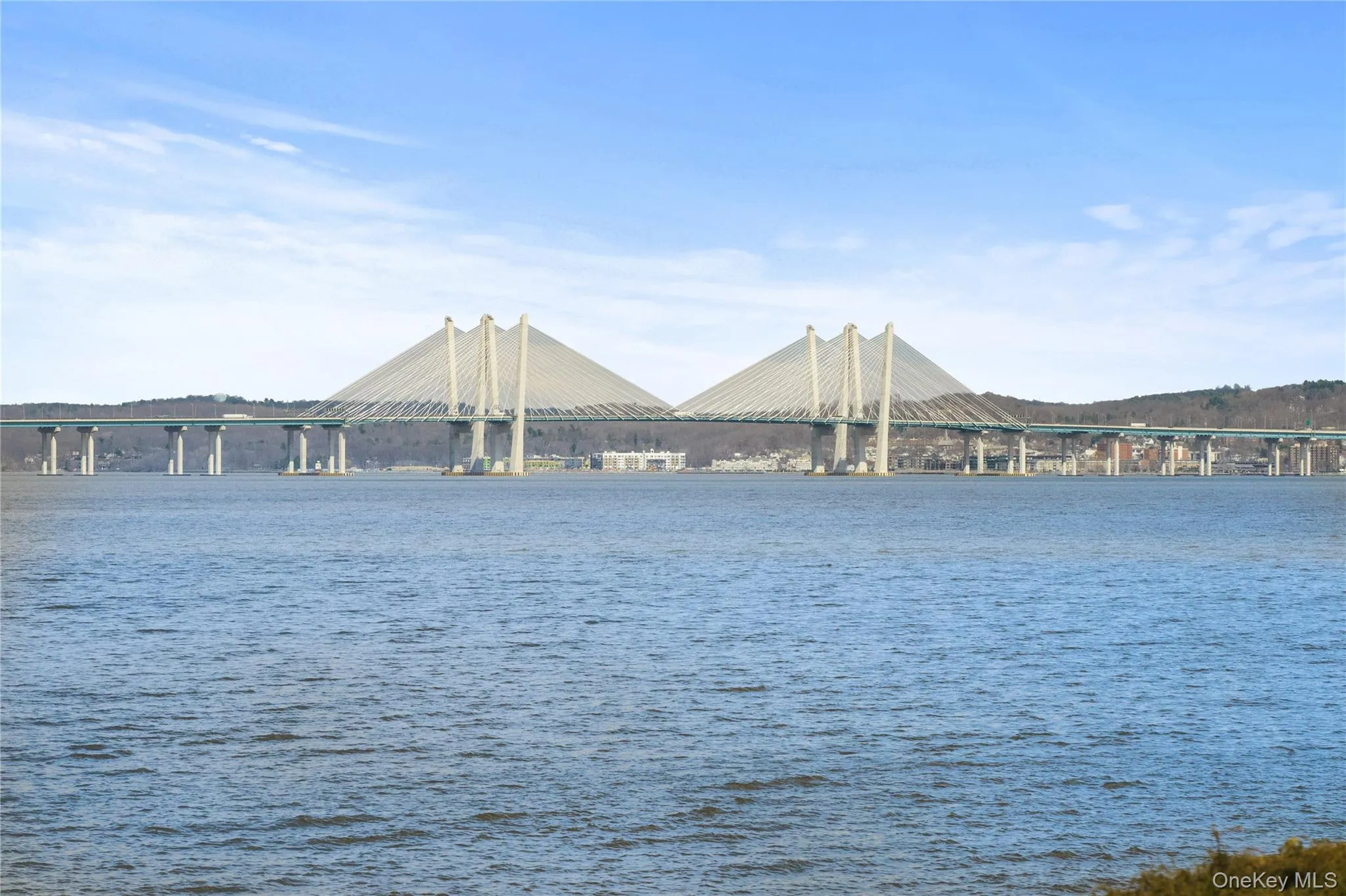Mario Cuomo Bridge as seen from Piermont Landing. Mario Cuomo Bridge as seen from Piermont Landing.