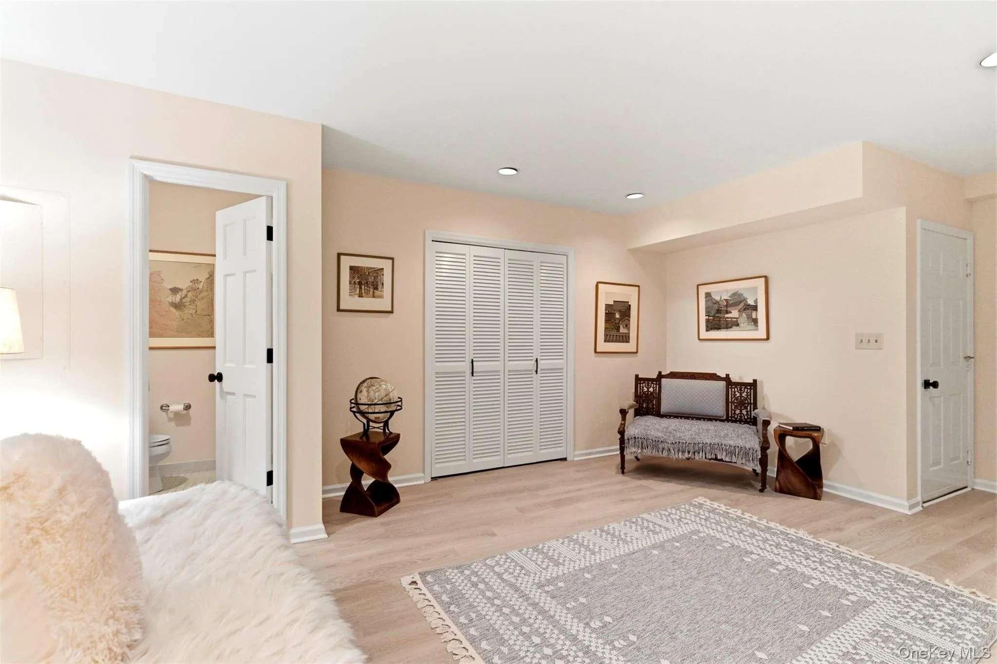 Finished lower level family room/guest quarters with walk-out to parking. Finished lower level family room/guest quarters with walk-out to parking.