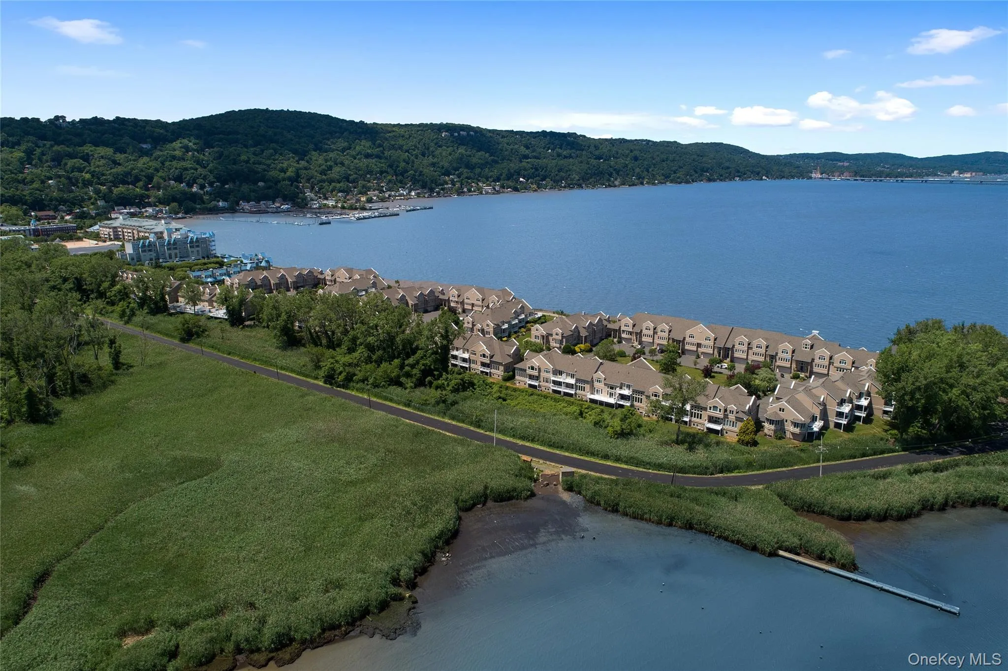 Piermont Landing townhomes looking north. Piermont Landing townhomes looking north.