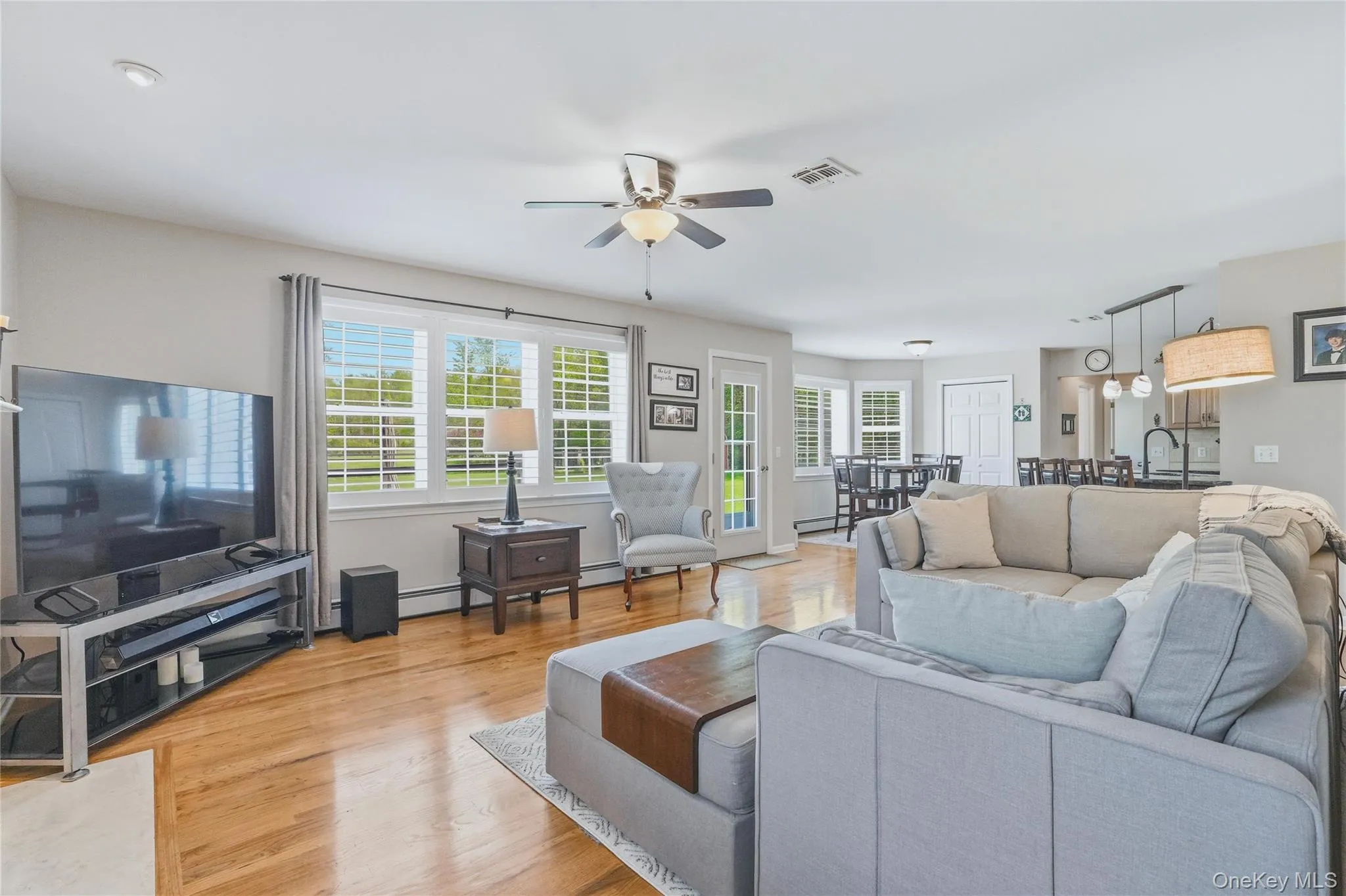 Open concept living and dining areas Open concept living and dining areas