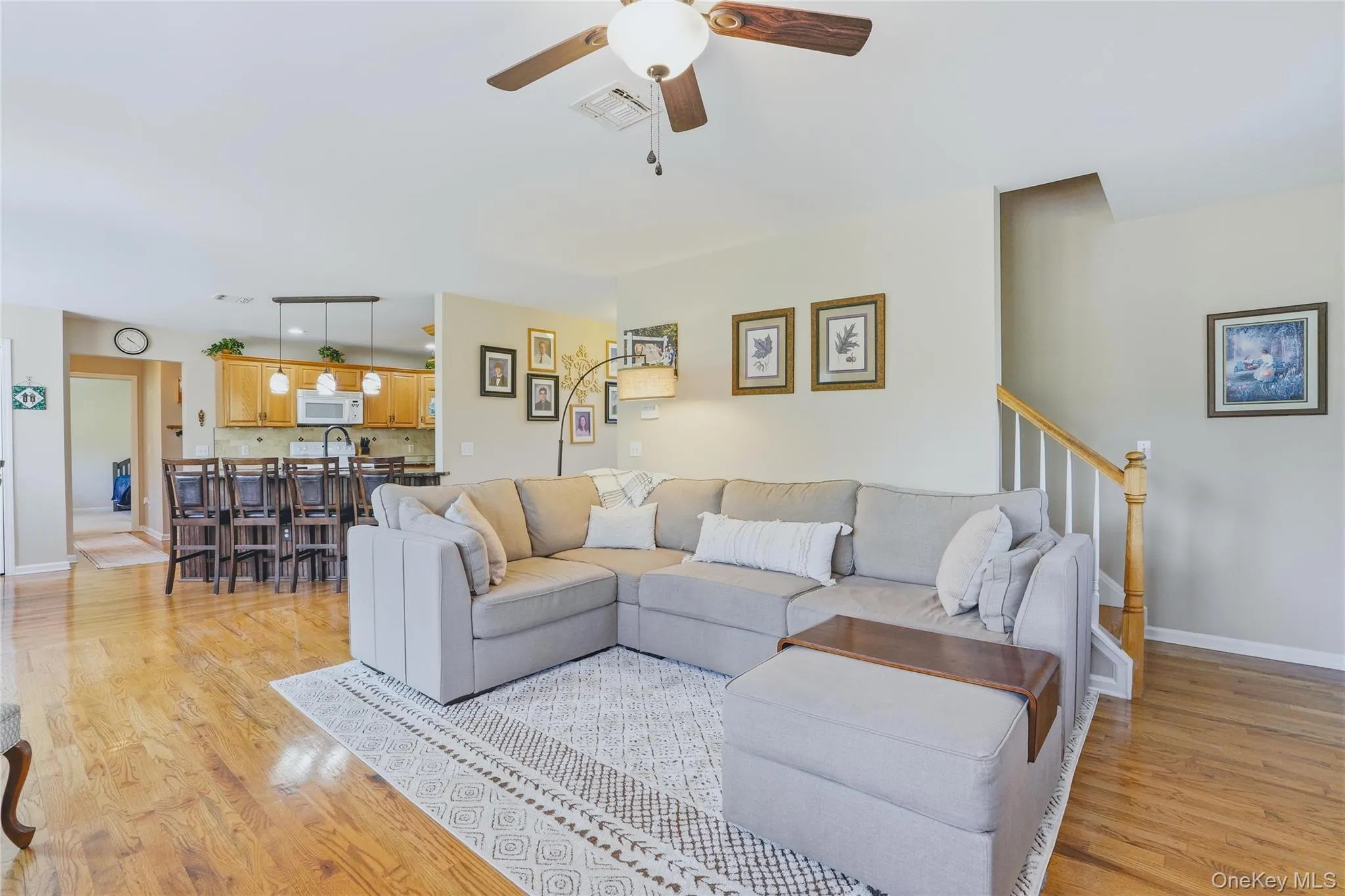 Open concept living Open concept living
