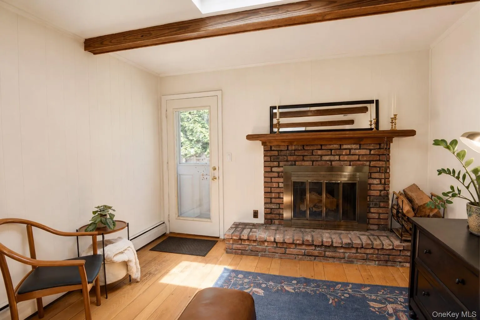 Wood burning fireplace Wood burning fireplace