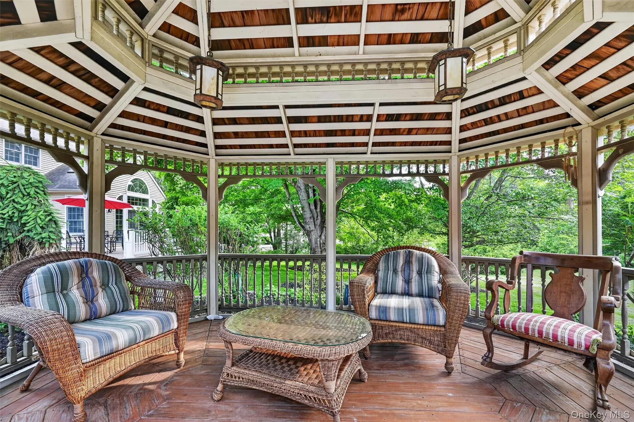 Gazebo by pool Gazebo by pool