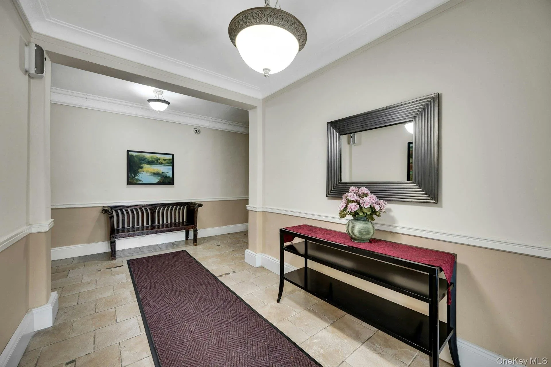 Spotless lobby. Spotless lobby.