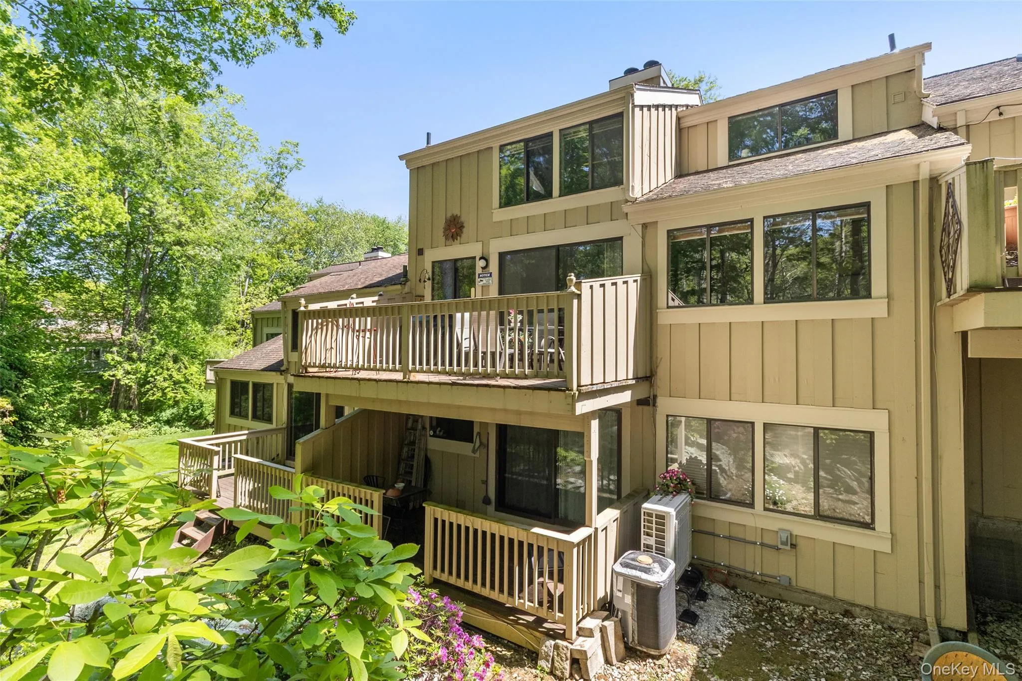 Enjoy the private upper deck, where mature trees and natural surroundings create a peaceful backdrop for relaxing, entertaining, or enjoying your morning coffee. Enjoy the private upper deck, where mature trees and natural surroundings create a peaceful backdrop for relaxing, entertaining, or enjoying your morning coffee.