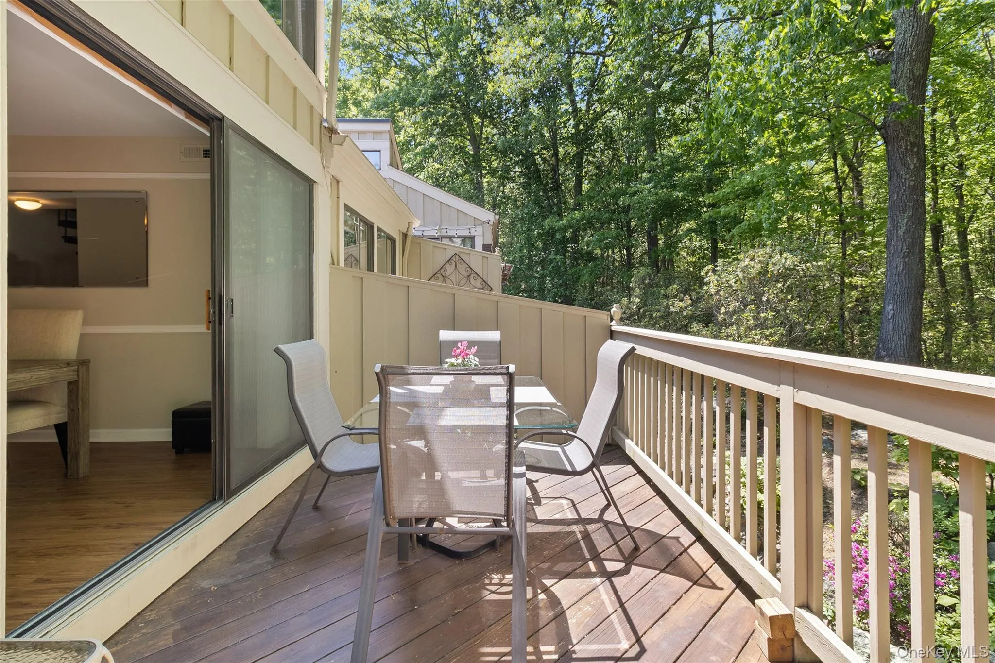 Step out directly from the kitchen onto your private deck Its an ideal extension of your living space for morning coffee, or relaxing with friends and family. Surrounded by mature greenery, this outdoor retreat offers a peaceful and private setting to enjoy the outdoors Step out directly from the kitchen onto your private deck Its an ideal extension of your living space for morning coffee, or relaxing with friends and family. Surrounded by mature greenery, this outdoor retreat offers a peaceful and private setting to enjoy the outdoors