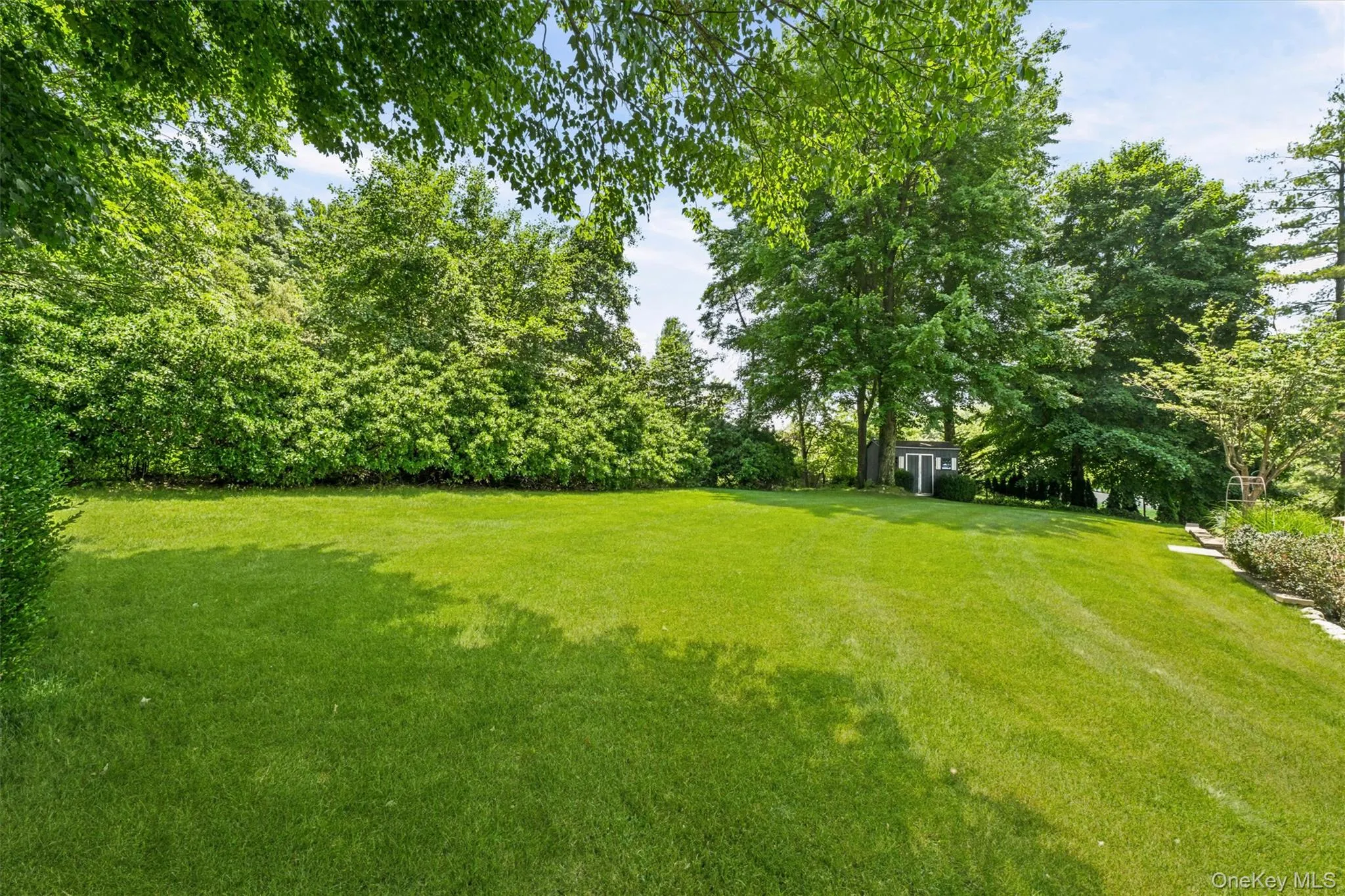Expansive lawns. Expansive lawns.