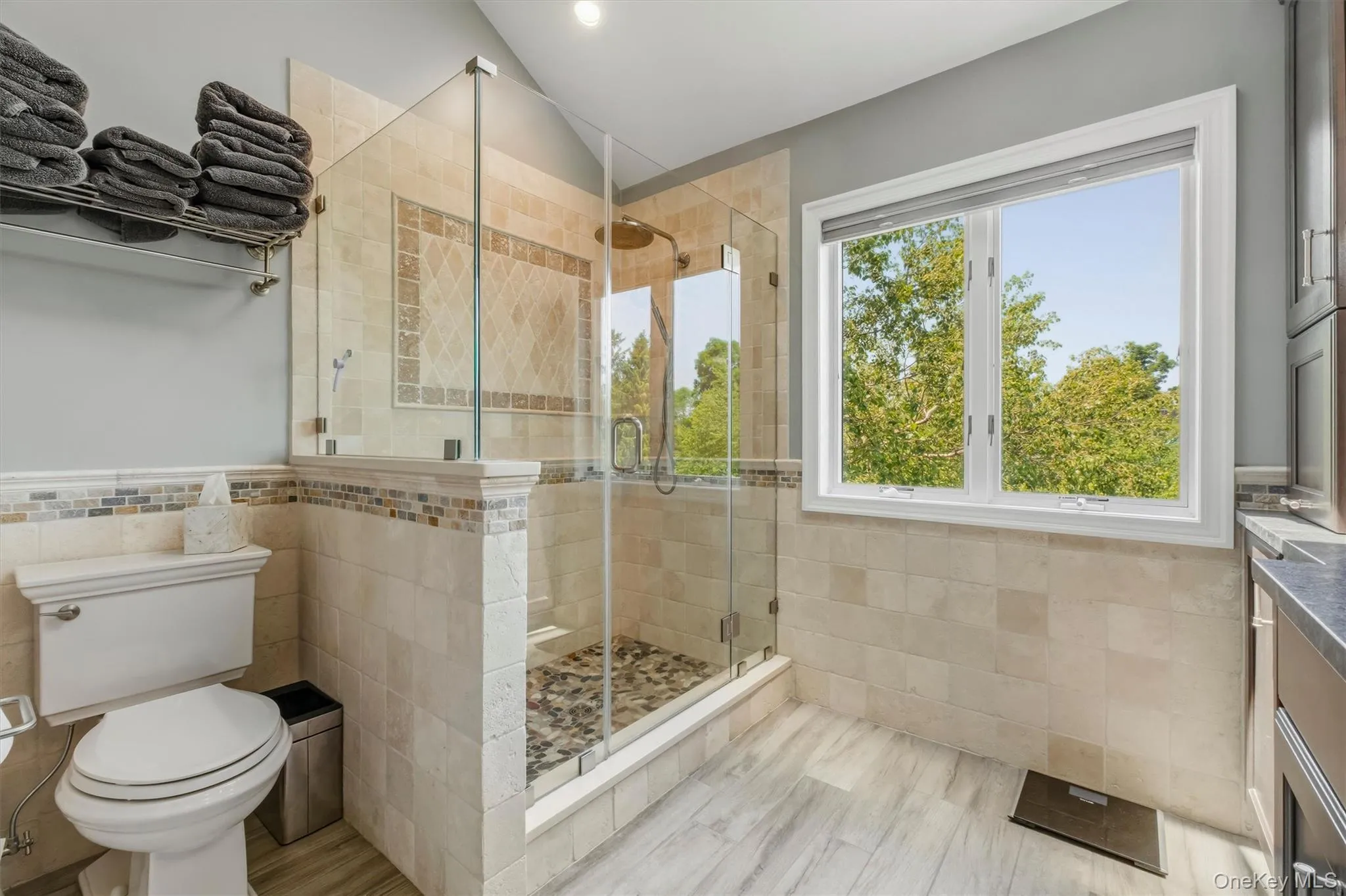 Another spa aspect of primary bathroom, luxurious shower. Another spa aspect of primary bathroom, luxurious shower.