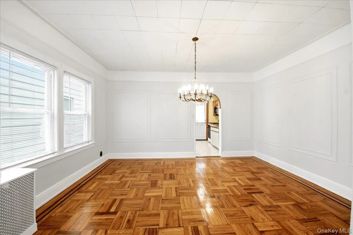 Large formal dining room accommodates large gatherings Large formal dining room accommodates large gatherings