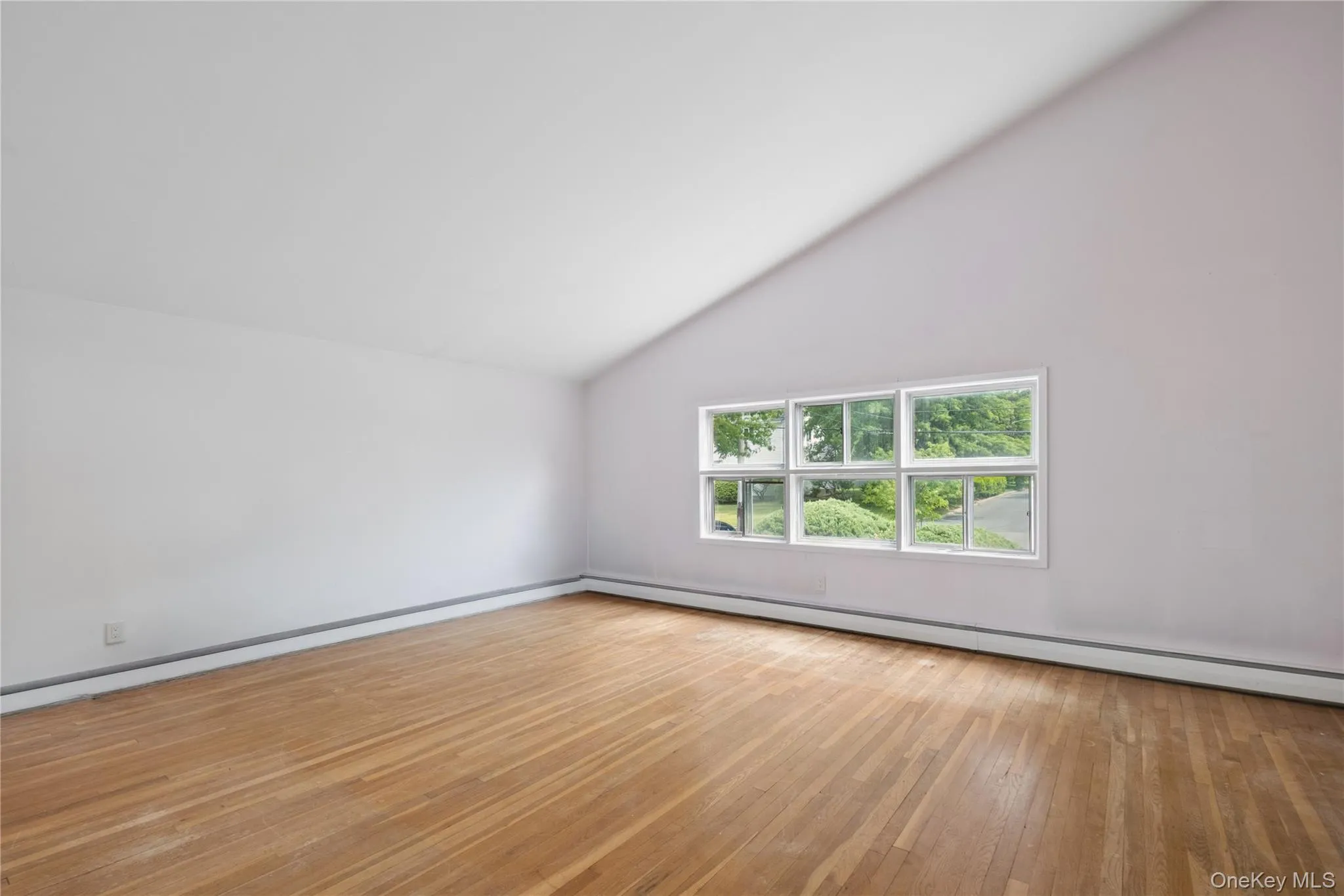 Large open room with great natural light and cathedral ceiling Large open room with great natural light and cathedral ceiling