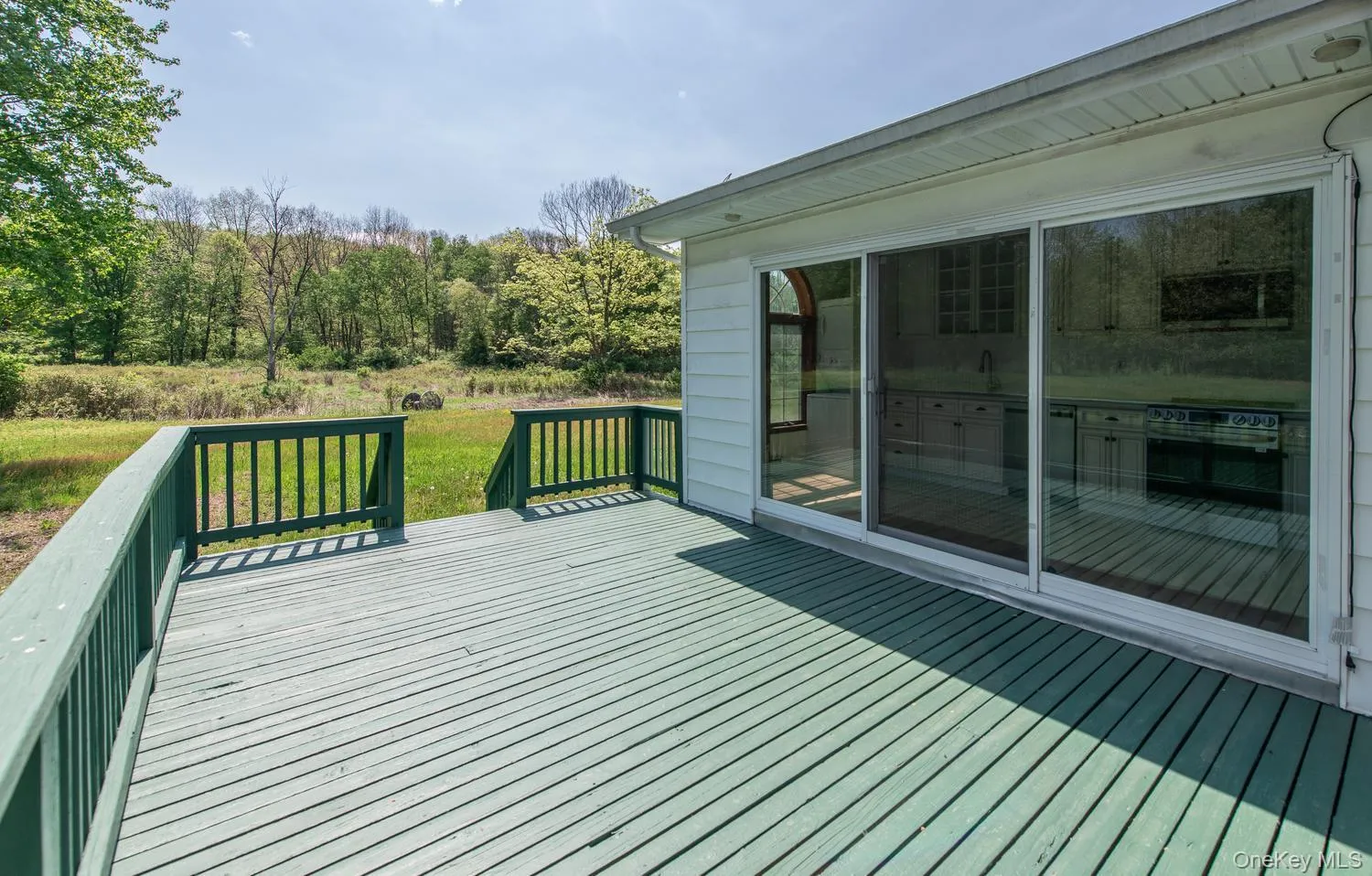 Deck off kitchen and Family Room Deck off kitchen and Family Room