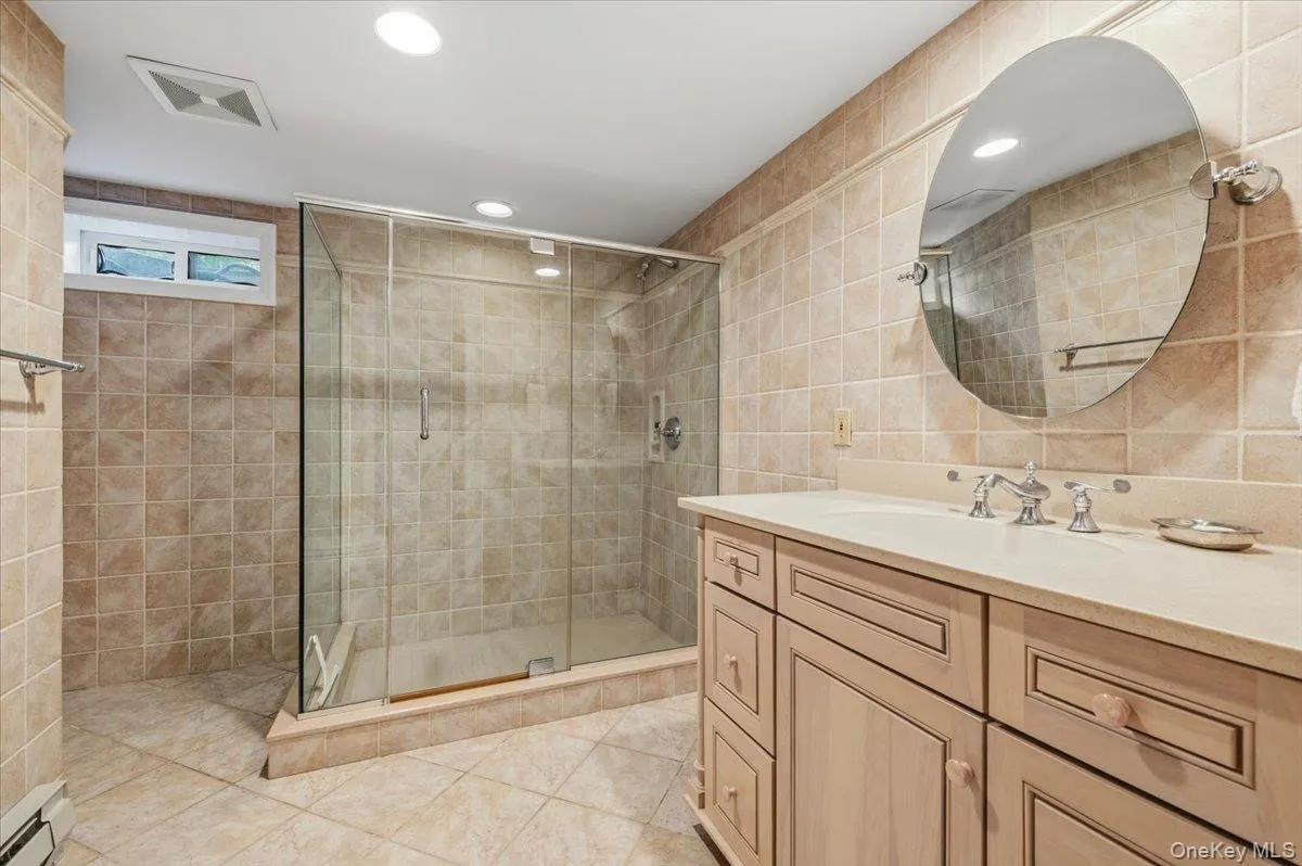 Full bathroom in basement Full bathroom in basement