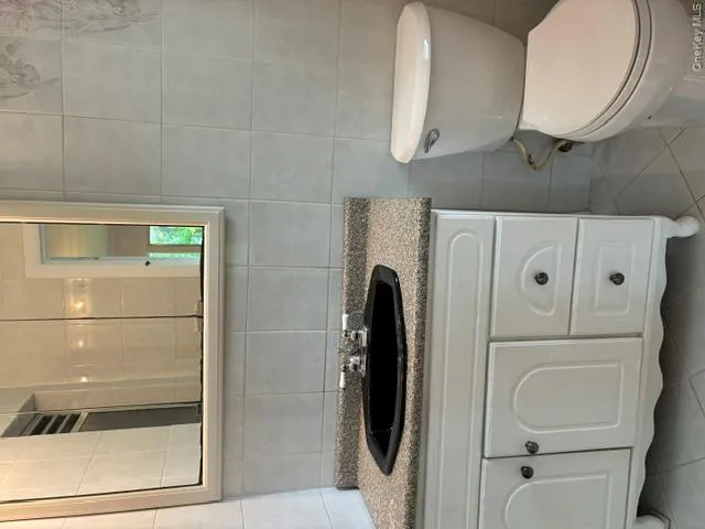 Main bath with shower stall Main bath with shower stall