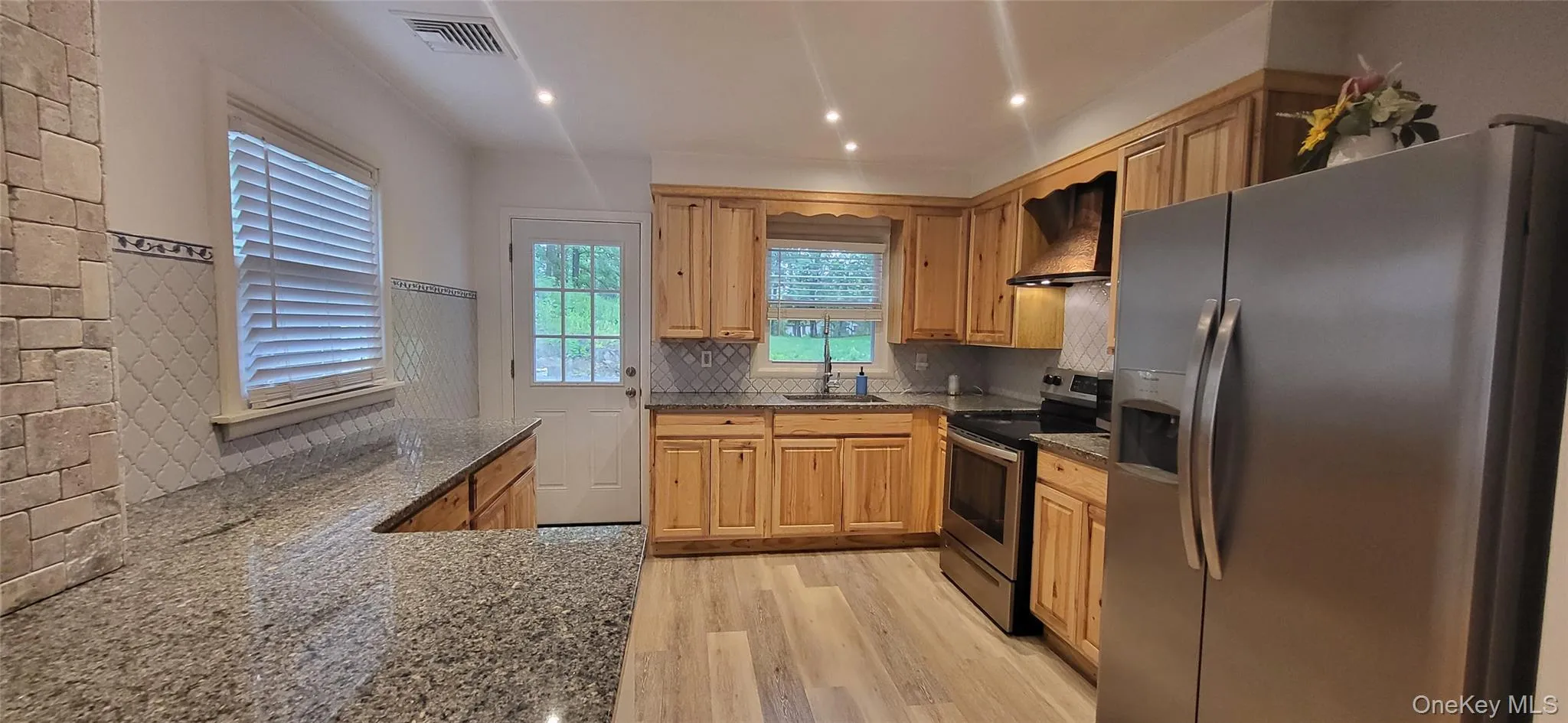 Kitchen to backyard Kitchen to backyard
