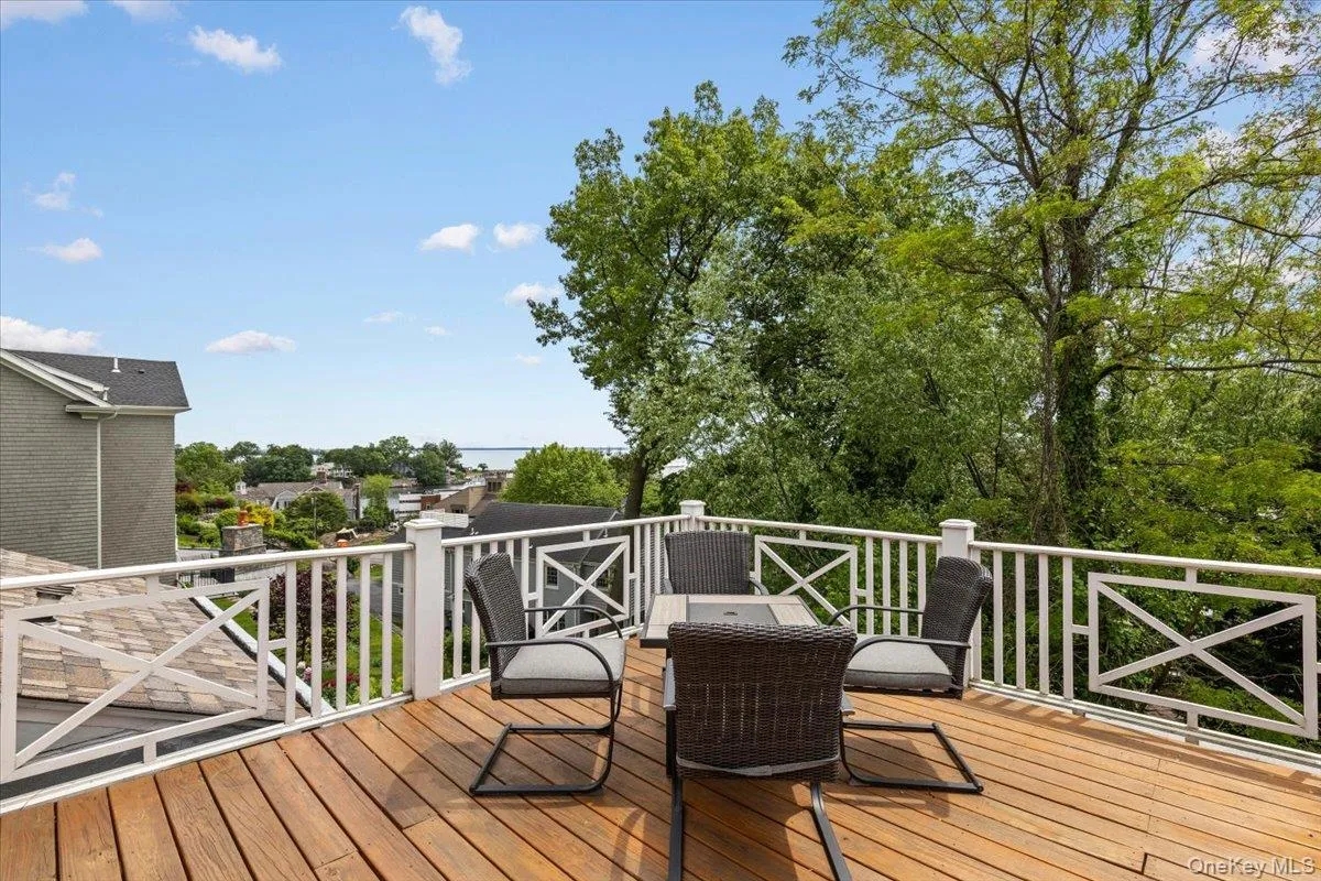 Private 2nd floor deck off primary bedroom with year round ocean views. Private 2nd floor deck off primary bedroom with year round ocean views.