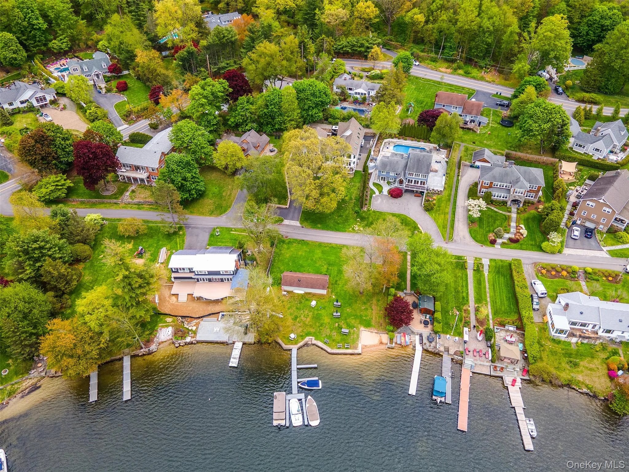 With boat dock, park area and beach With boat dock, park area and beach
