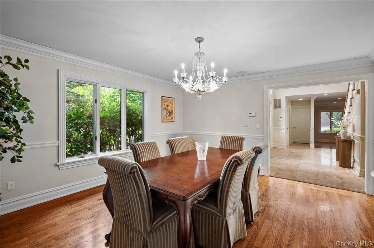 Dining Room looking out to entrance Dining Room looking out to entrance