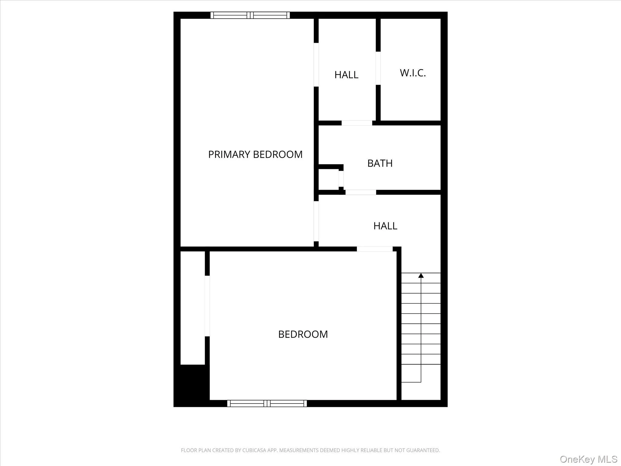 Second level floor plan Second level floor plan