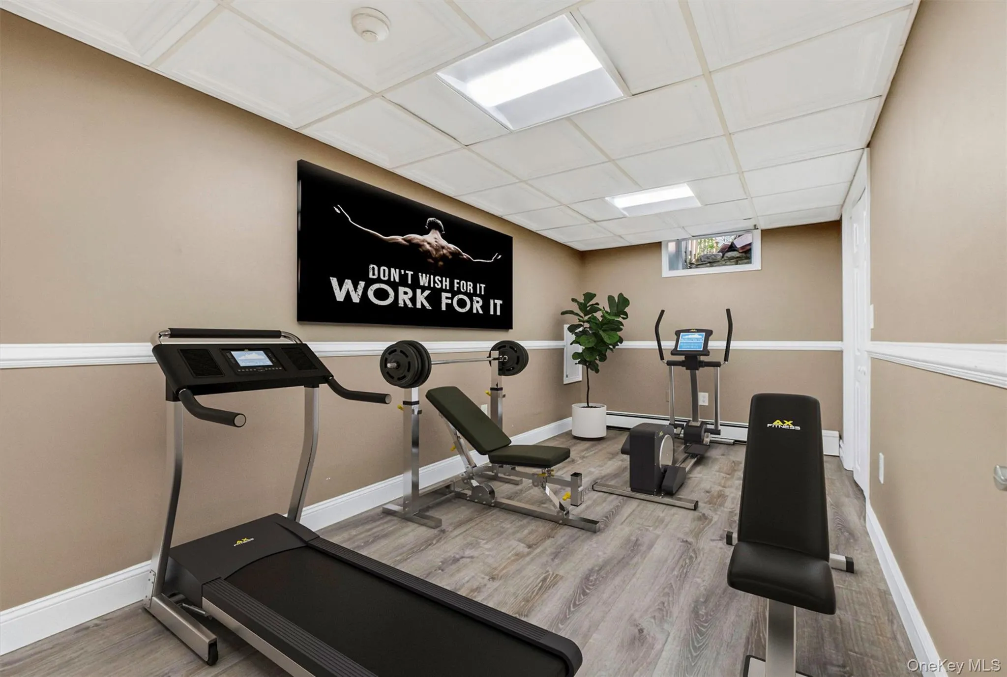 Virtually Staged Home Gym in Lower Level Bonus Room. Virtually Staged Home Gym in Lower Level Bonus Room.