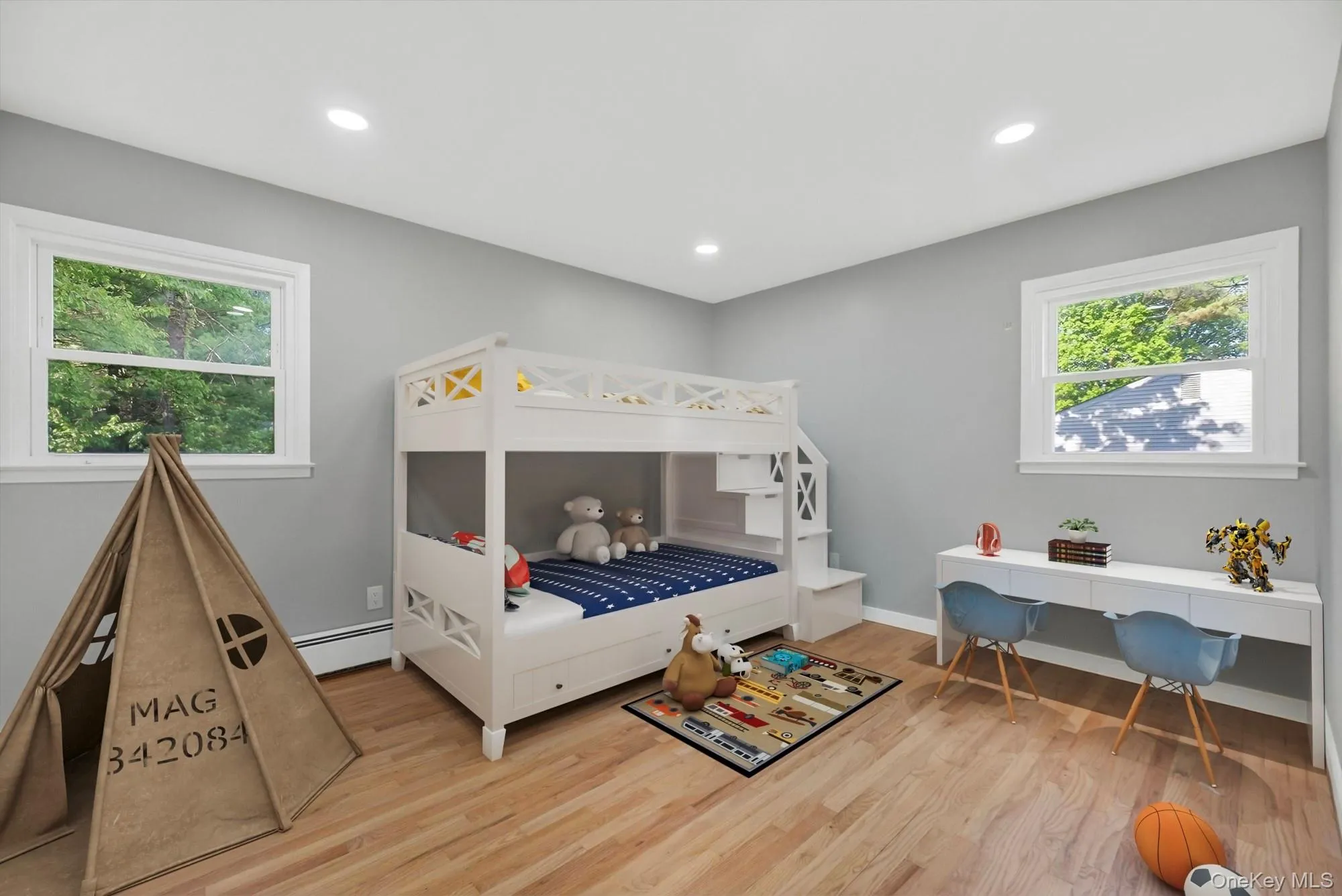 Virtually Staged. Bedroom 3 is bright and versatile, ideal as a guest room, child’s room, or additional workspace. Virtually Staged. Bedroom 3 is bright and versatile, ideal as a guest room, child’s room, or additional workspace.