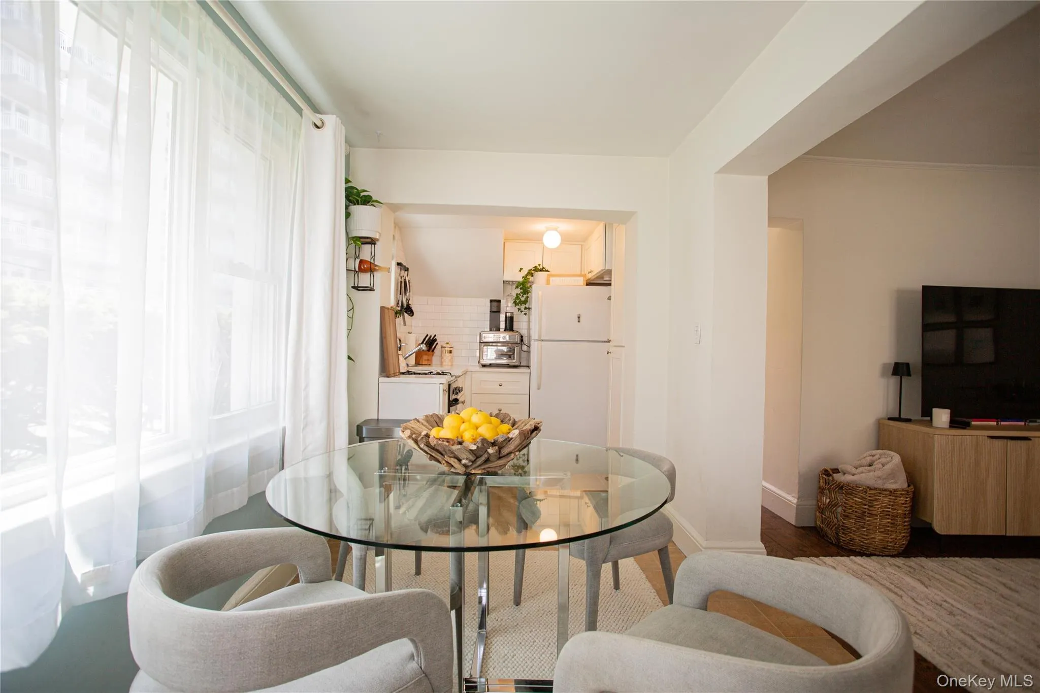 Dining area featuring wood finished floors and baseboards Dining area featuring wood finished floors and baseboards