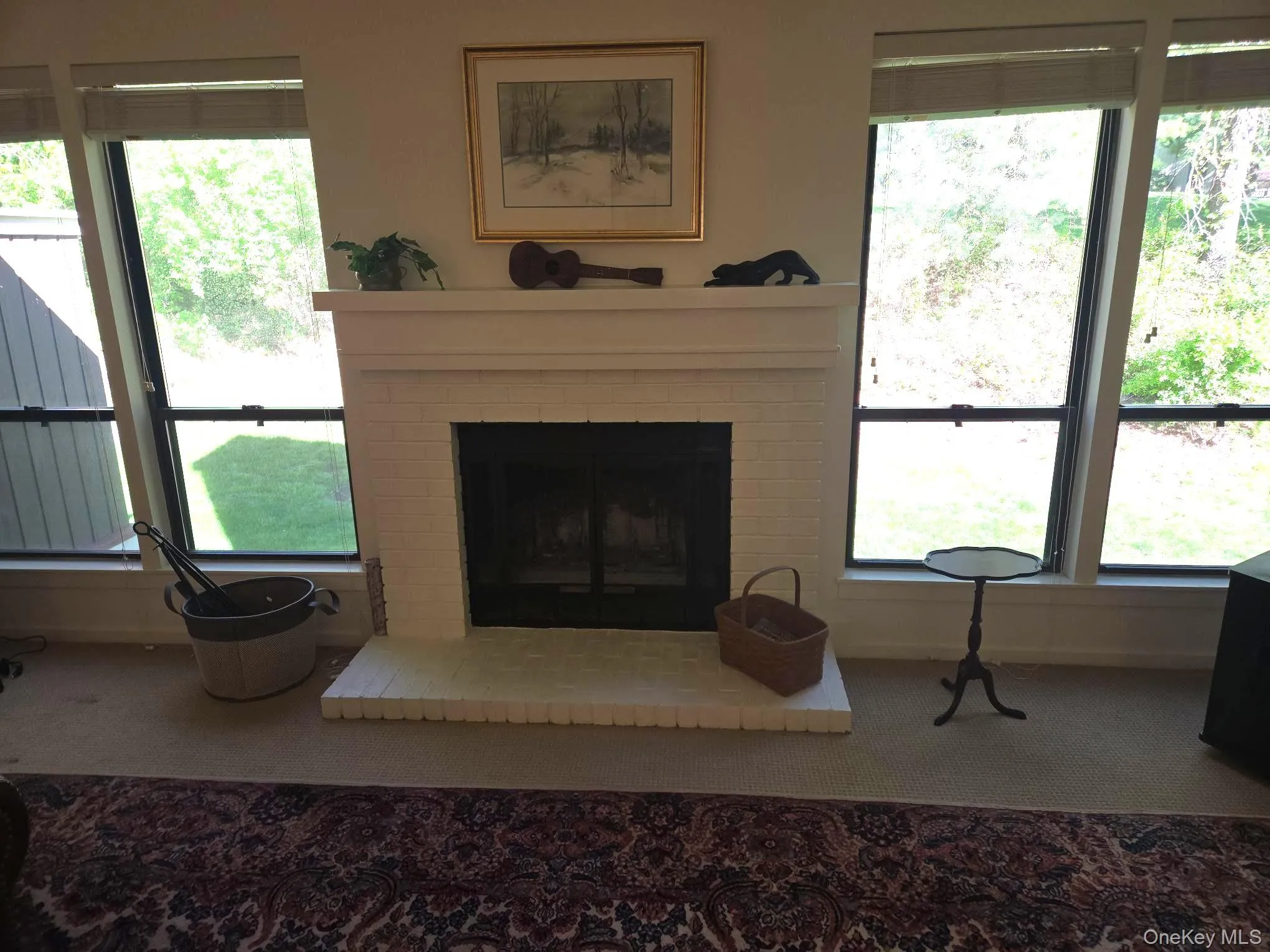 The fireplace is the focal point of the living room. The fireplace is the focal point of the living room.