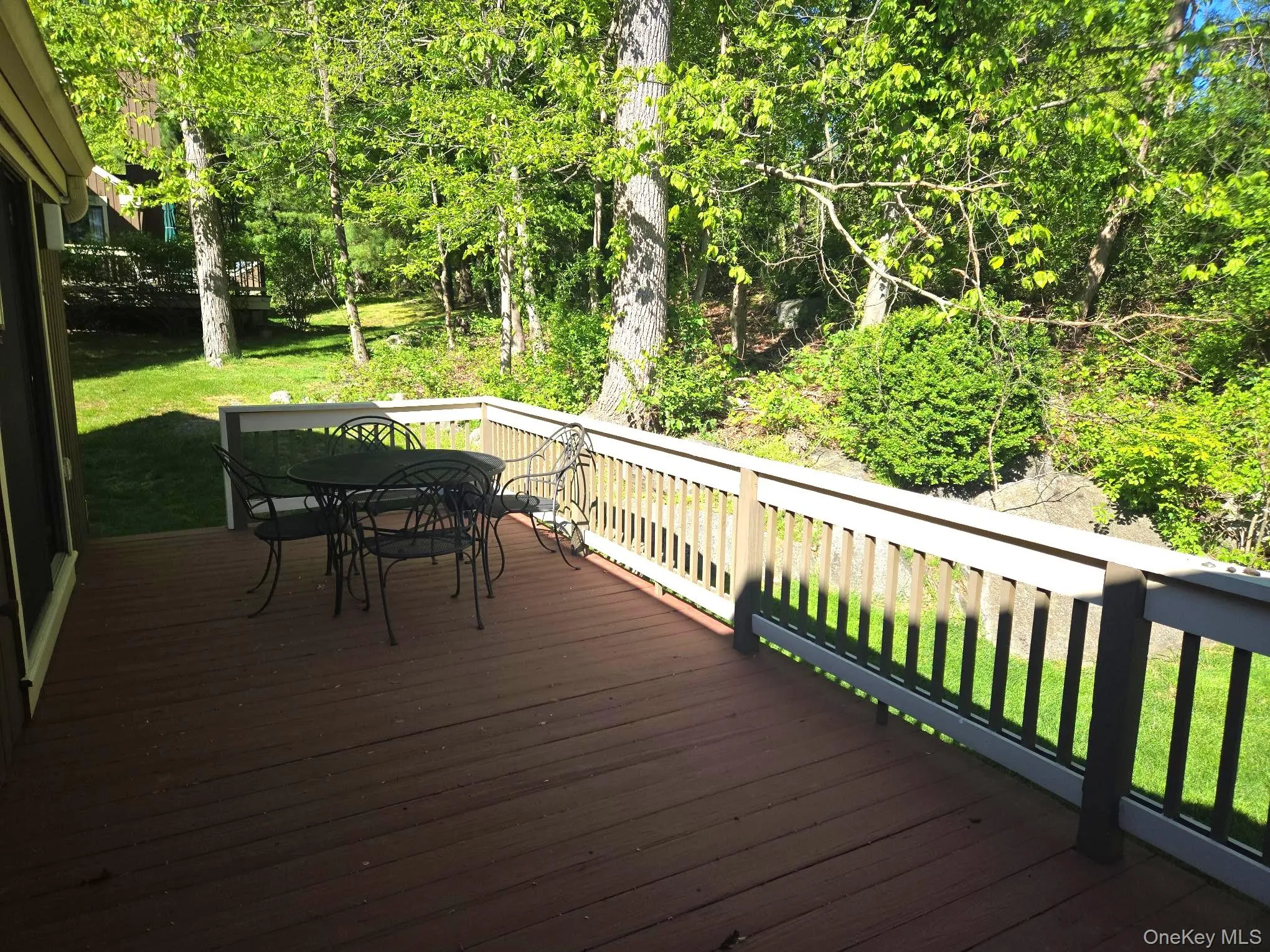 Another view of the deck. Another view of the deck.