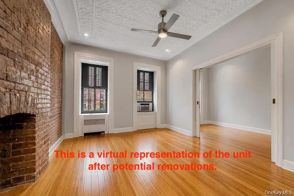 Virtually staged. This is how the apartment could look like after renovation. Virtually staged. This is how the apartment could look like after renovation.