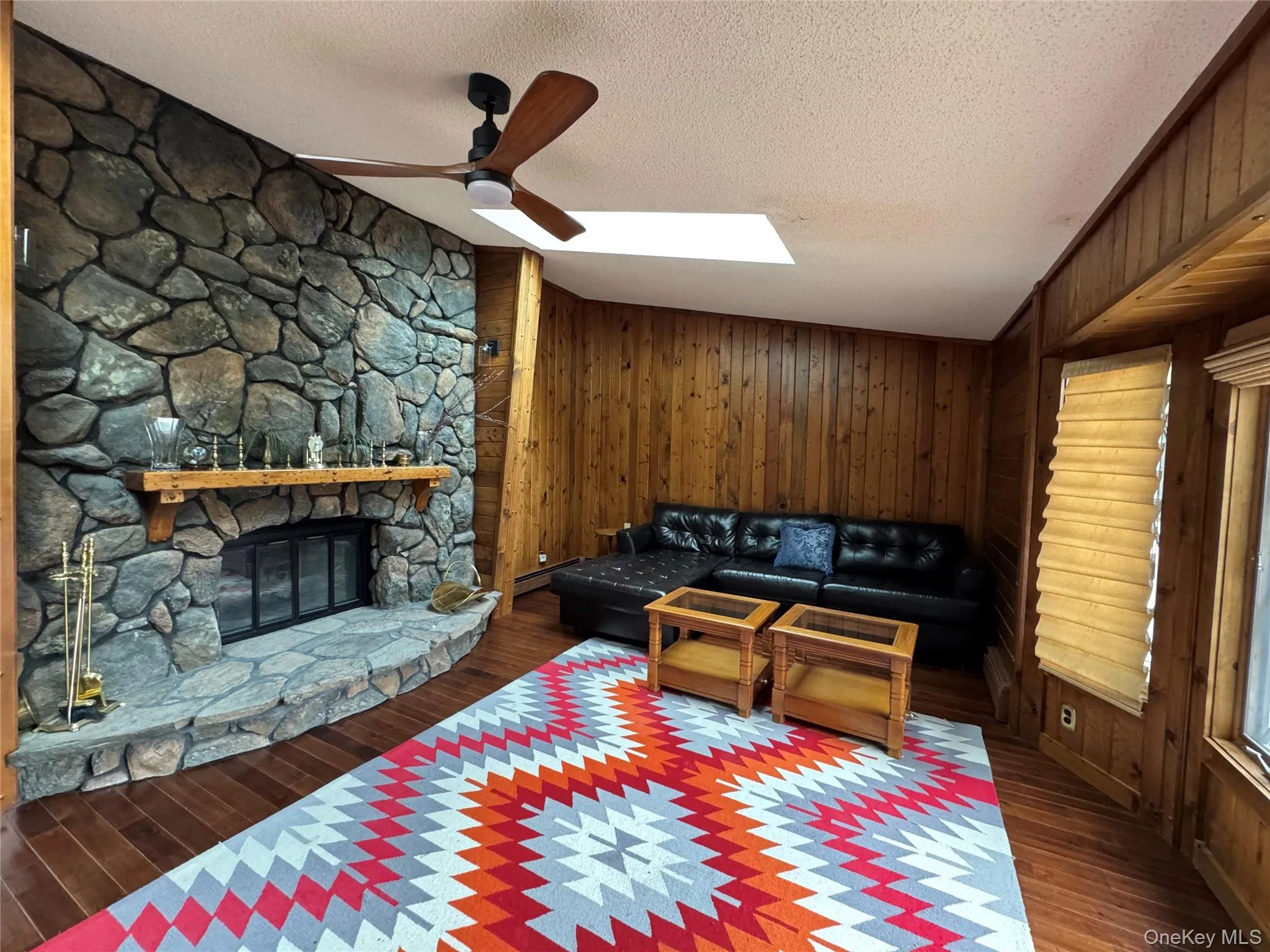 with wood burning fireplace with wood burning fireplace