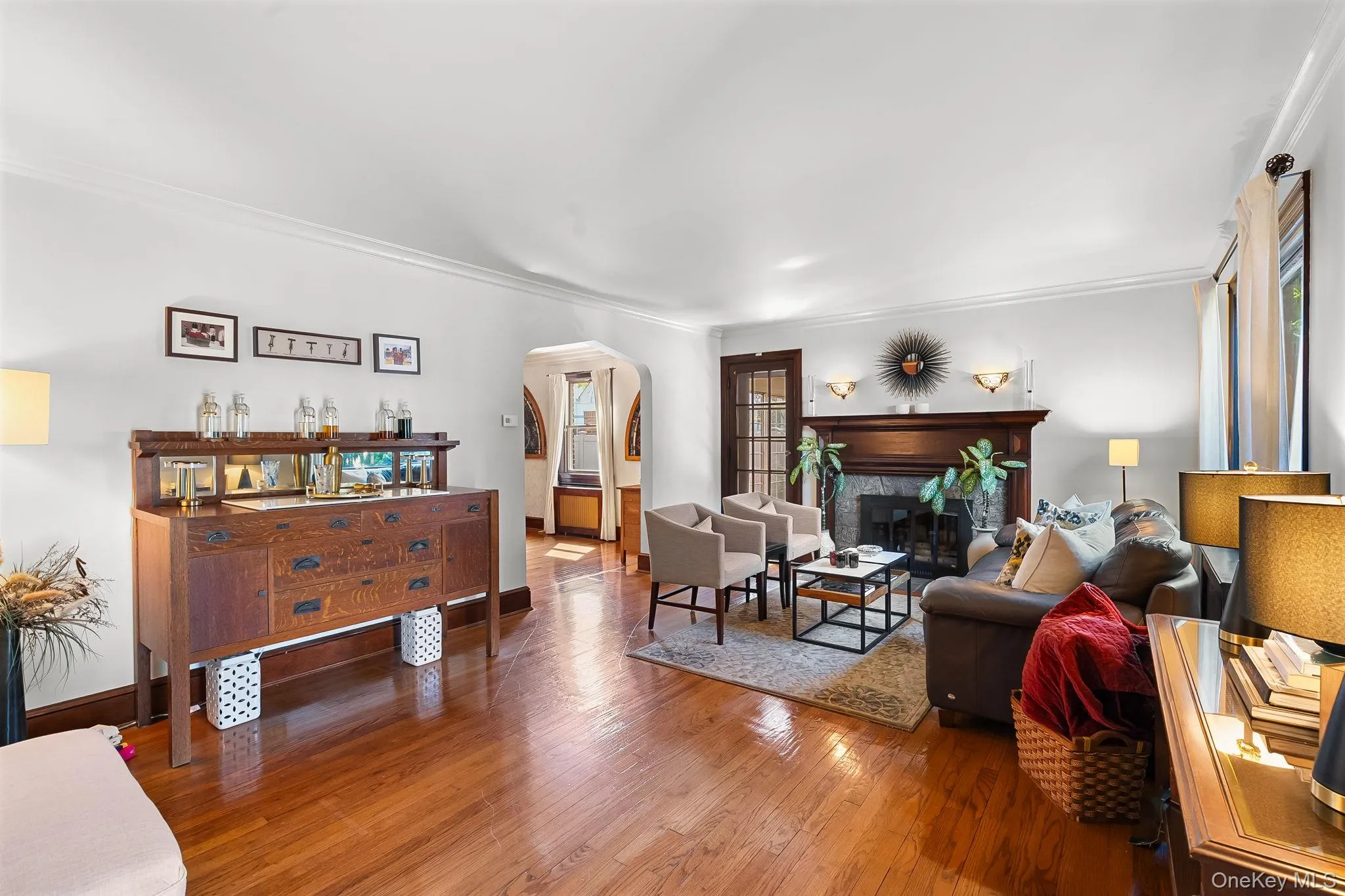 There is a wood-burning fireplace. There is a wood-burning fireplace.