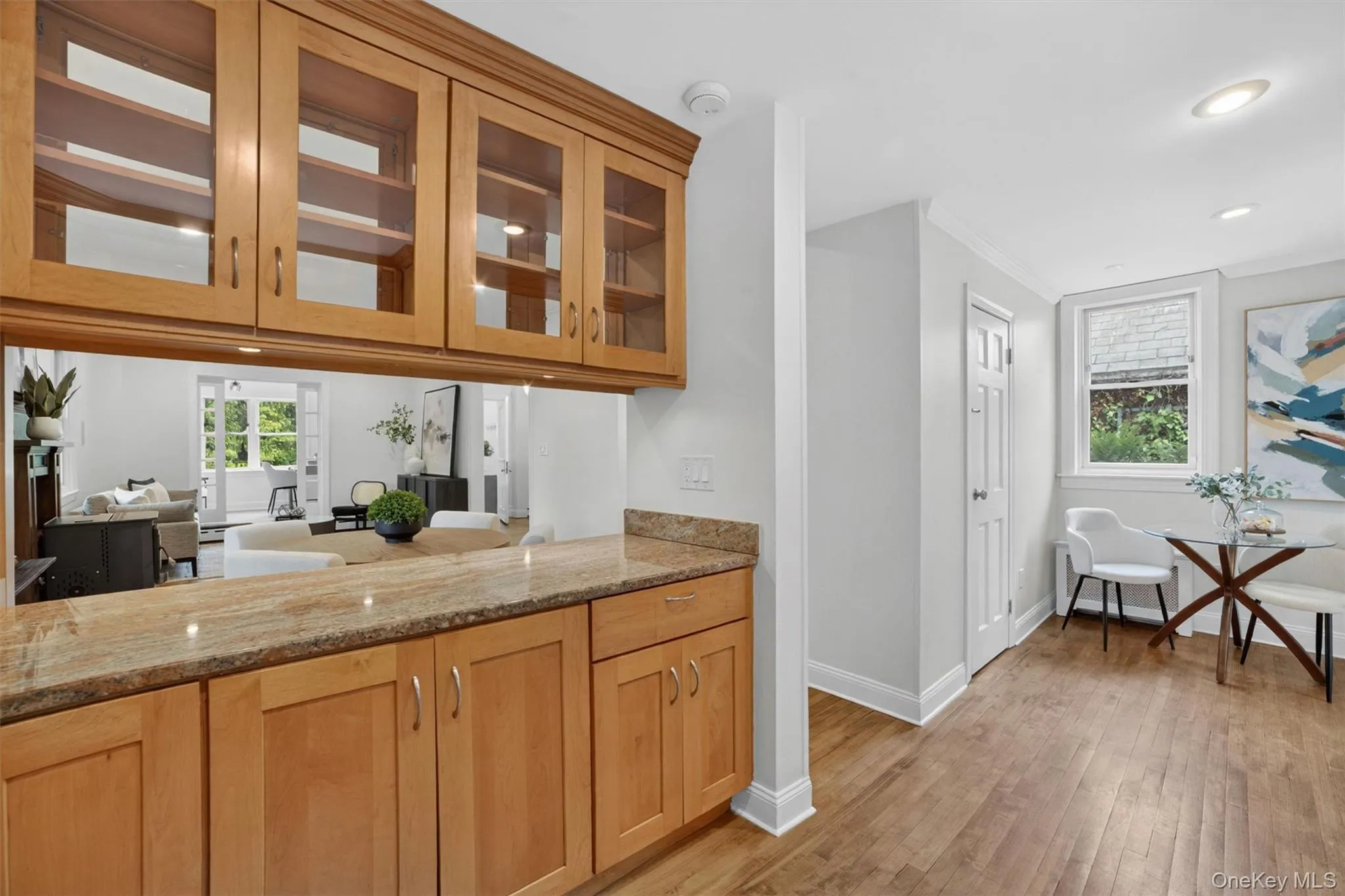 Wood-finish flooring throughout Wood-finish flooring throughout