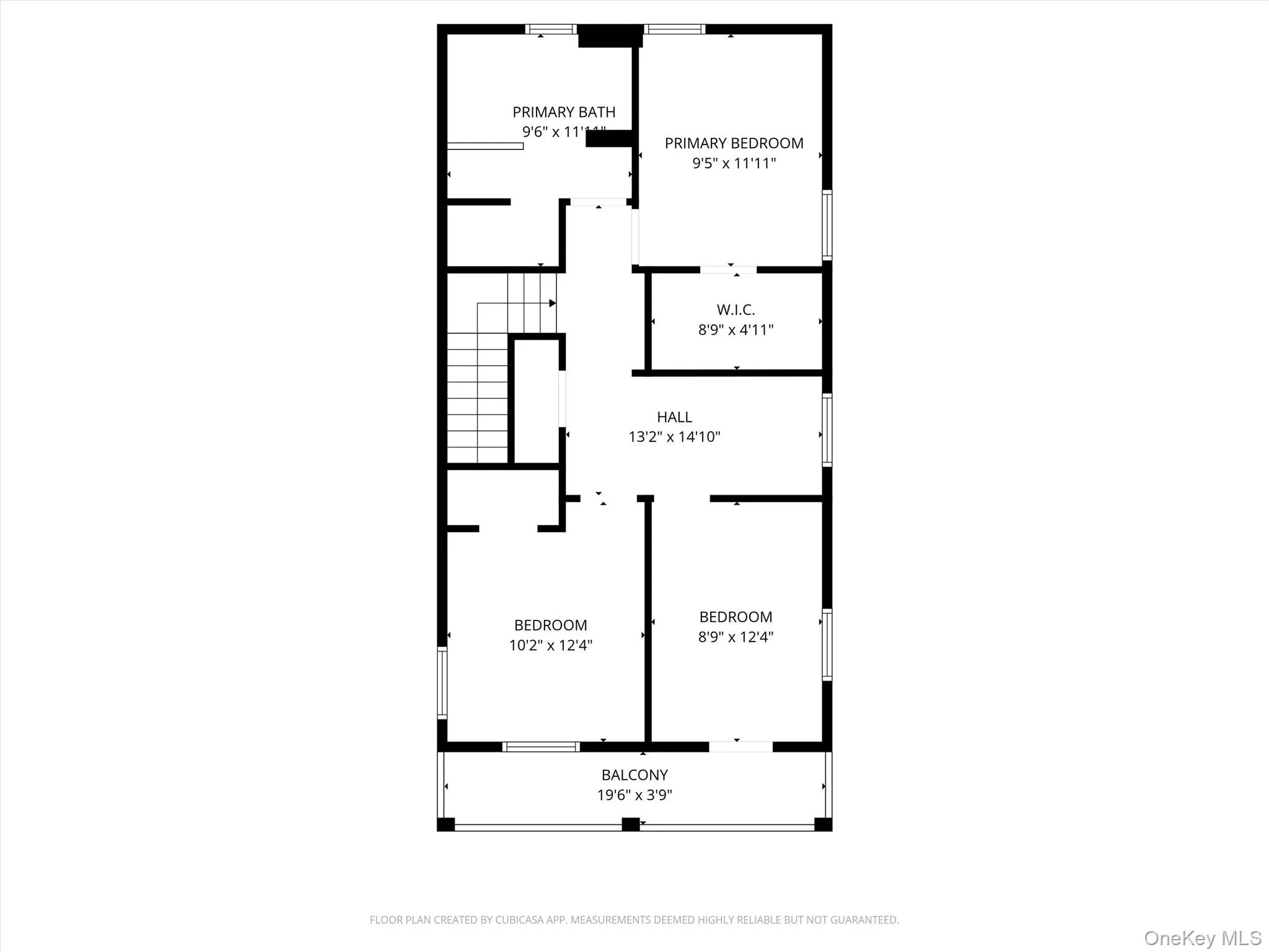 Floor plan of second floor. Floor plan of second floor.