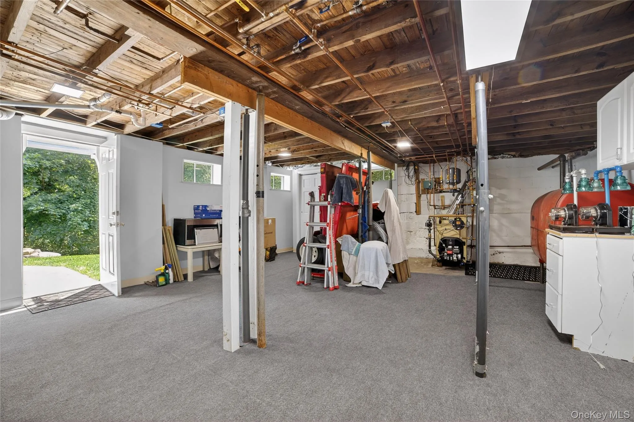 Egress from the basement storage area room, convenient for all your outdoor needs. Egress from the basement storage area room, convenient for all your outdoor needs.