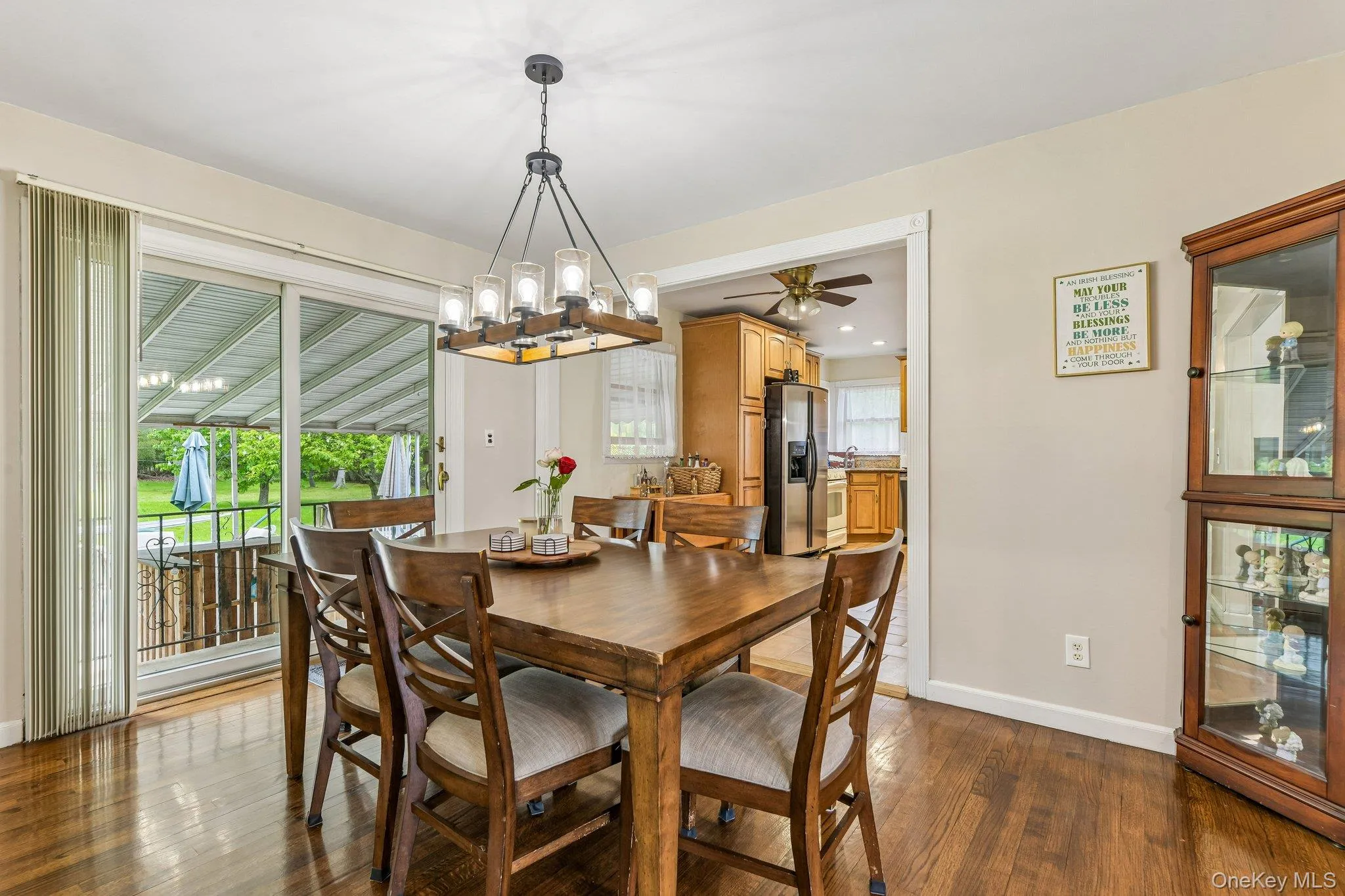 Dining Room with Sliding Door to Patio Dining Room with Sliding Door to Patio