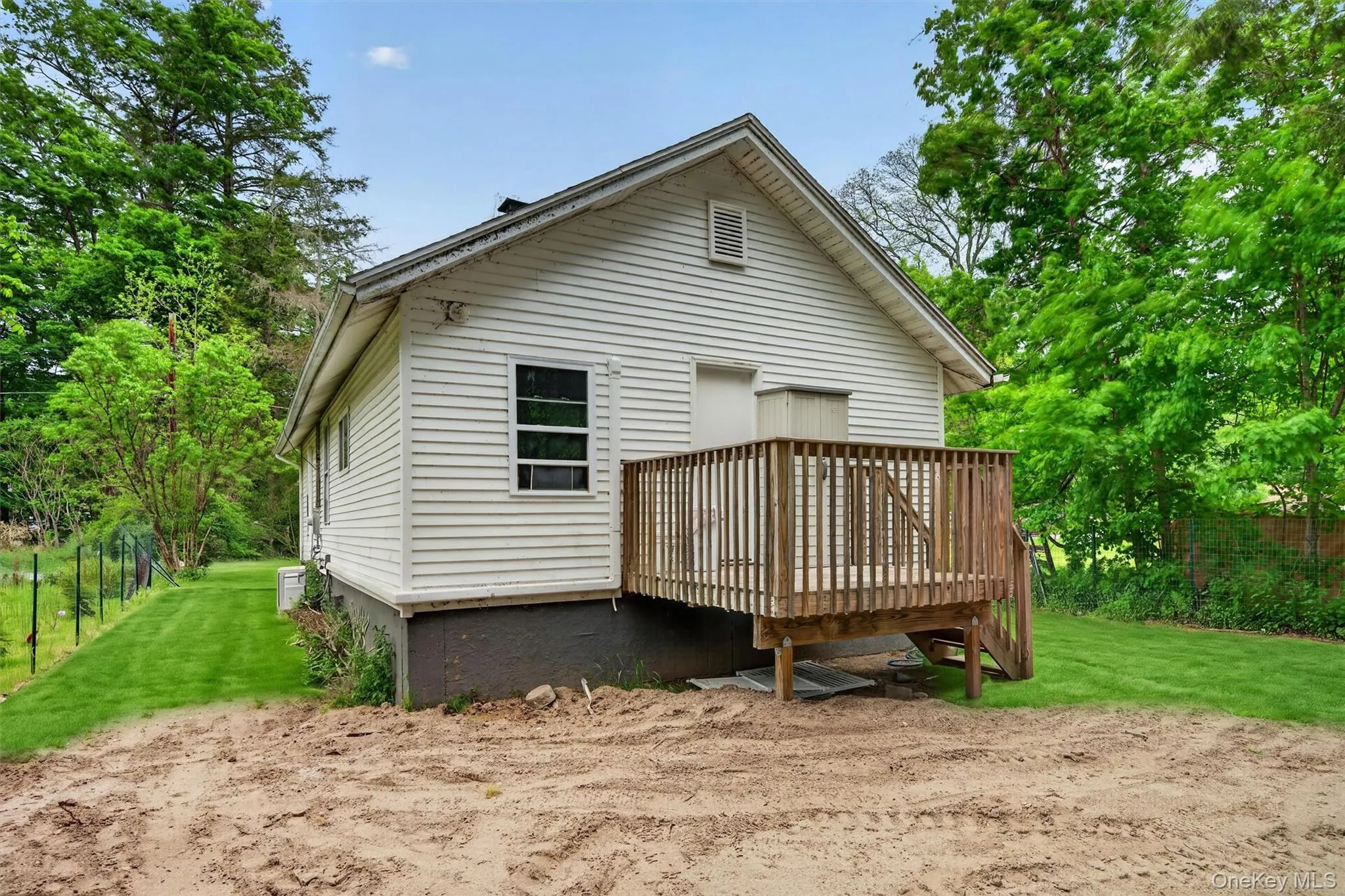 Lawn disturbed as new septic just installed. Lawn disturbed as new septic just installed.