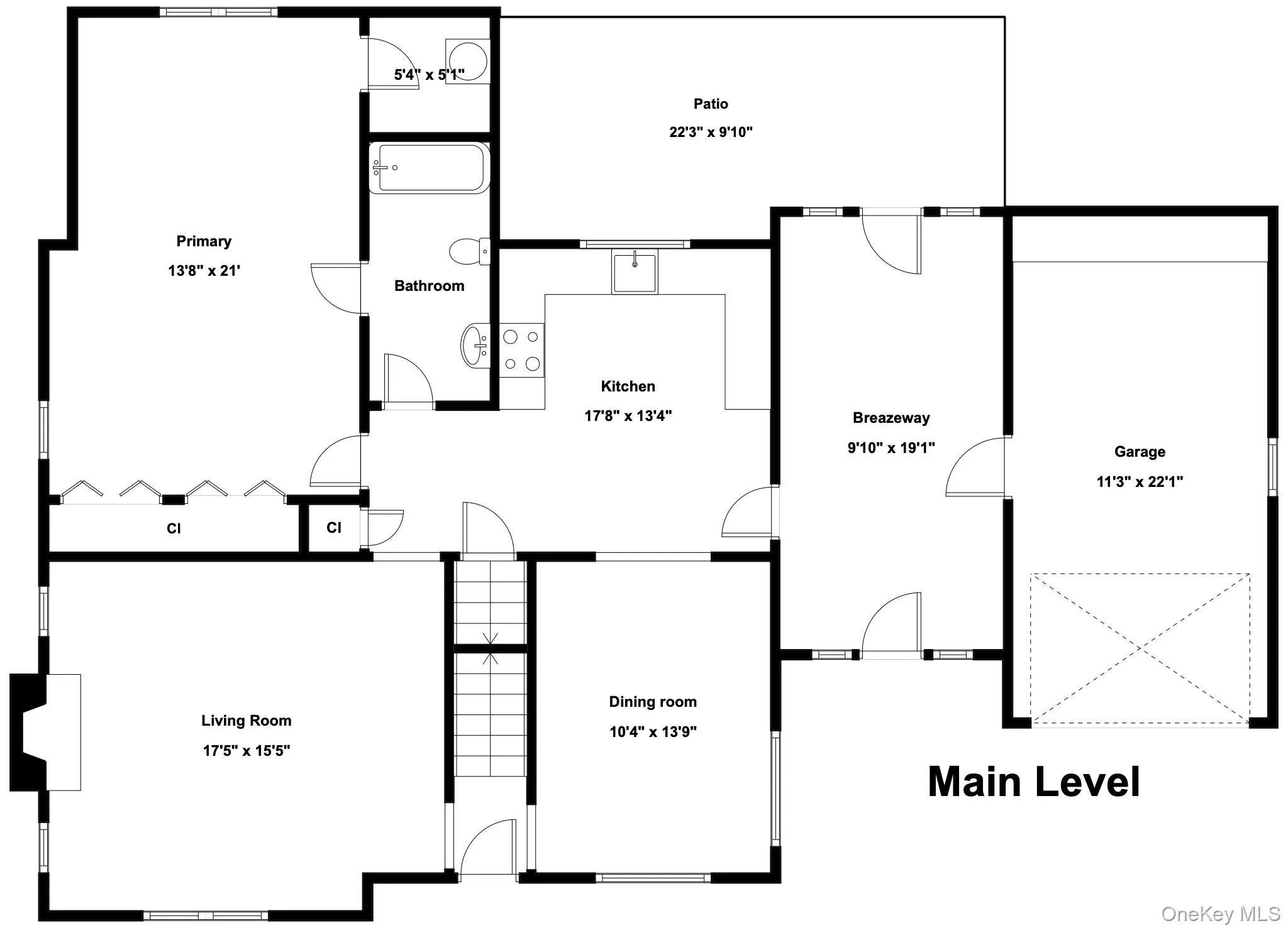 Main Level Floor Plan Main Level Floor Plan