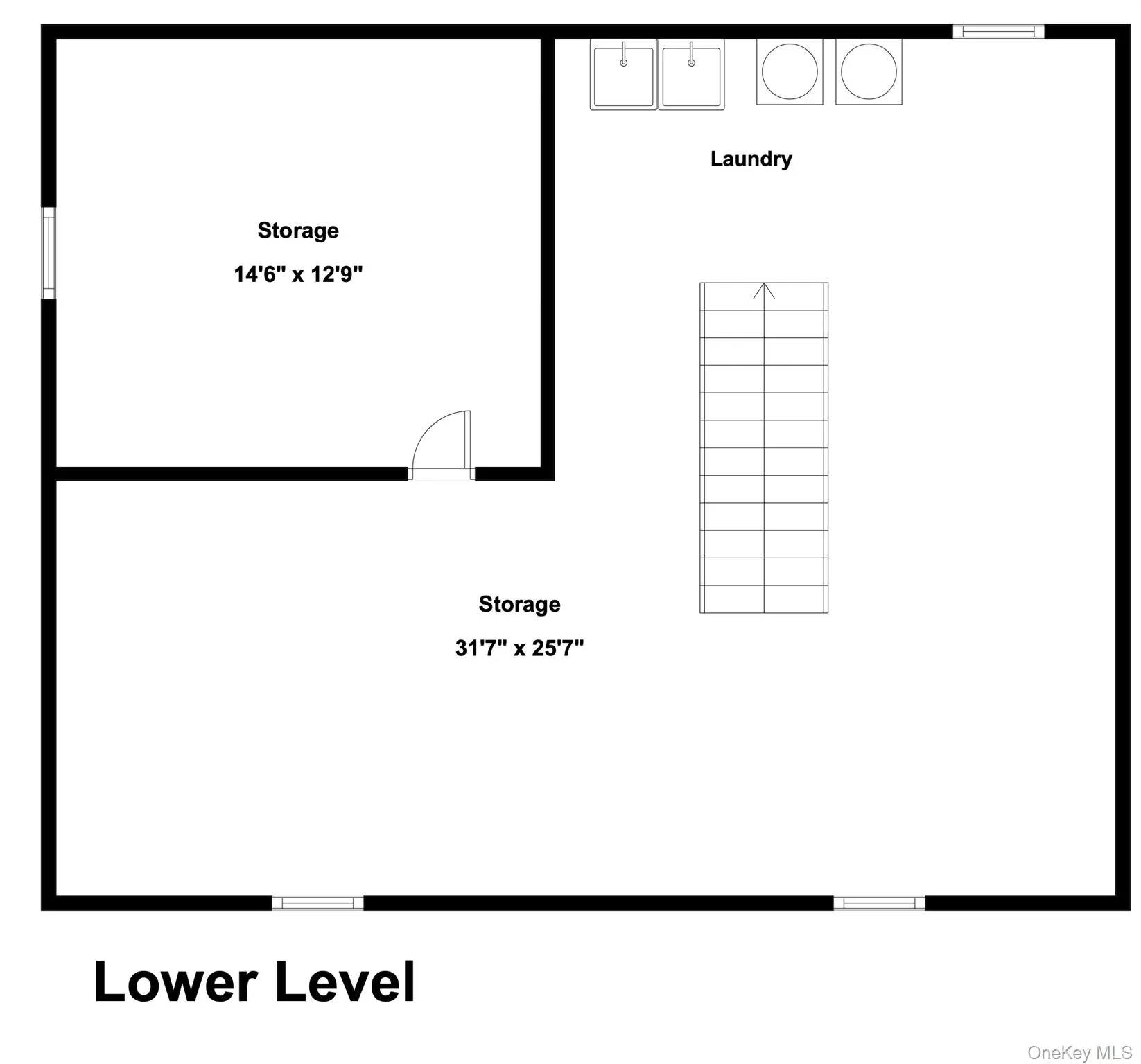 Basement Floor Plan - Ample Storage Space Basement Floor Plan - Ample Storage Space