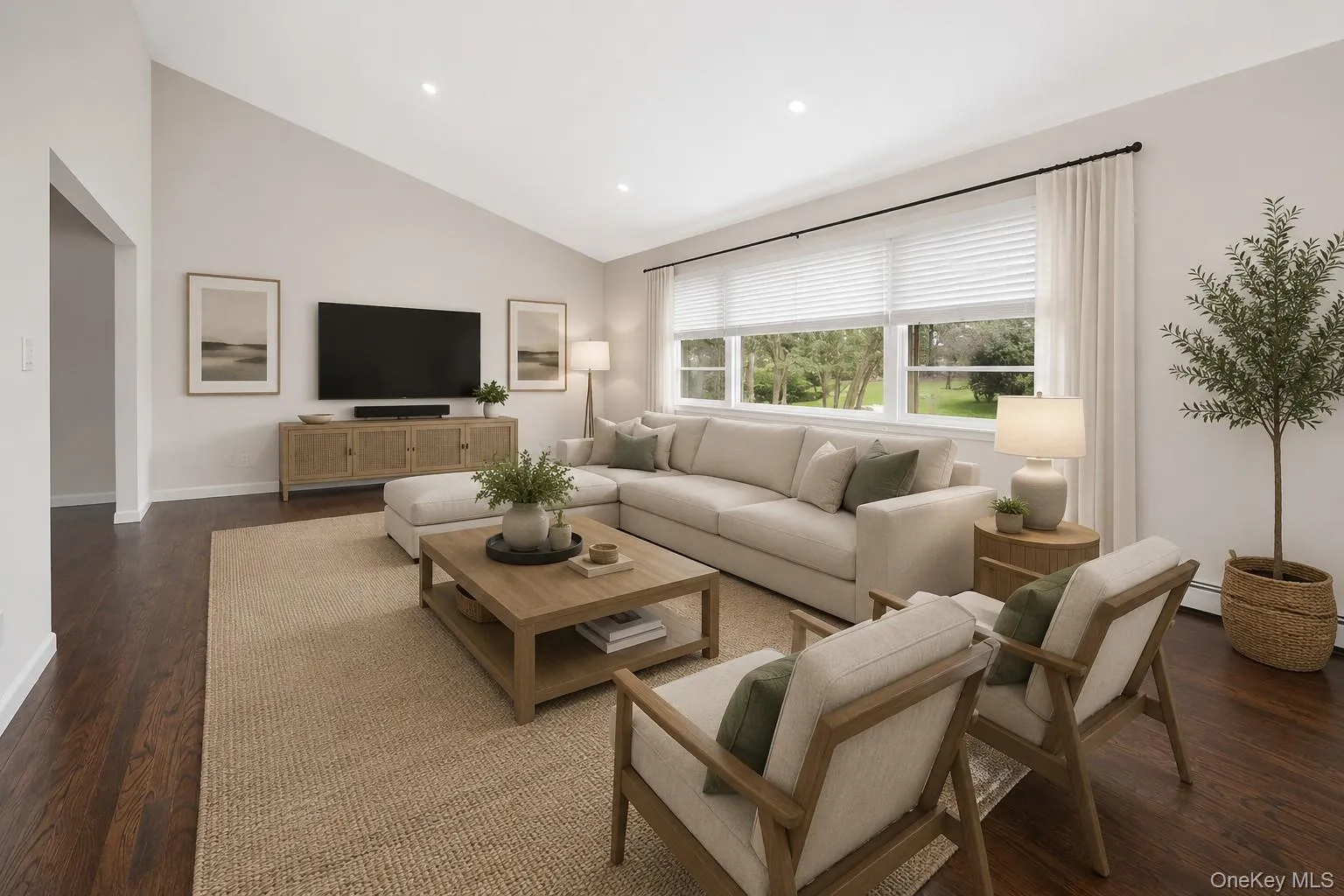 Staged Living Room Staged Living Room