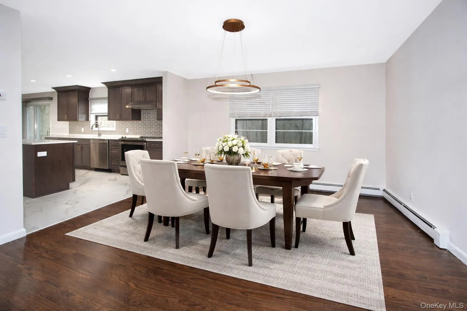 Virtually staged Dining Room Virtually staged Dining Room
