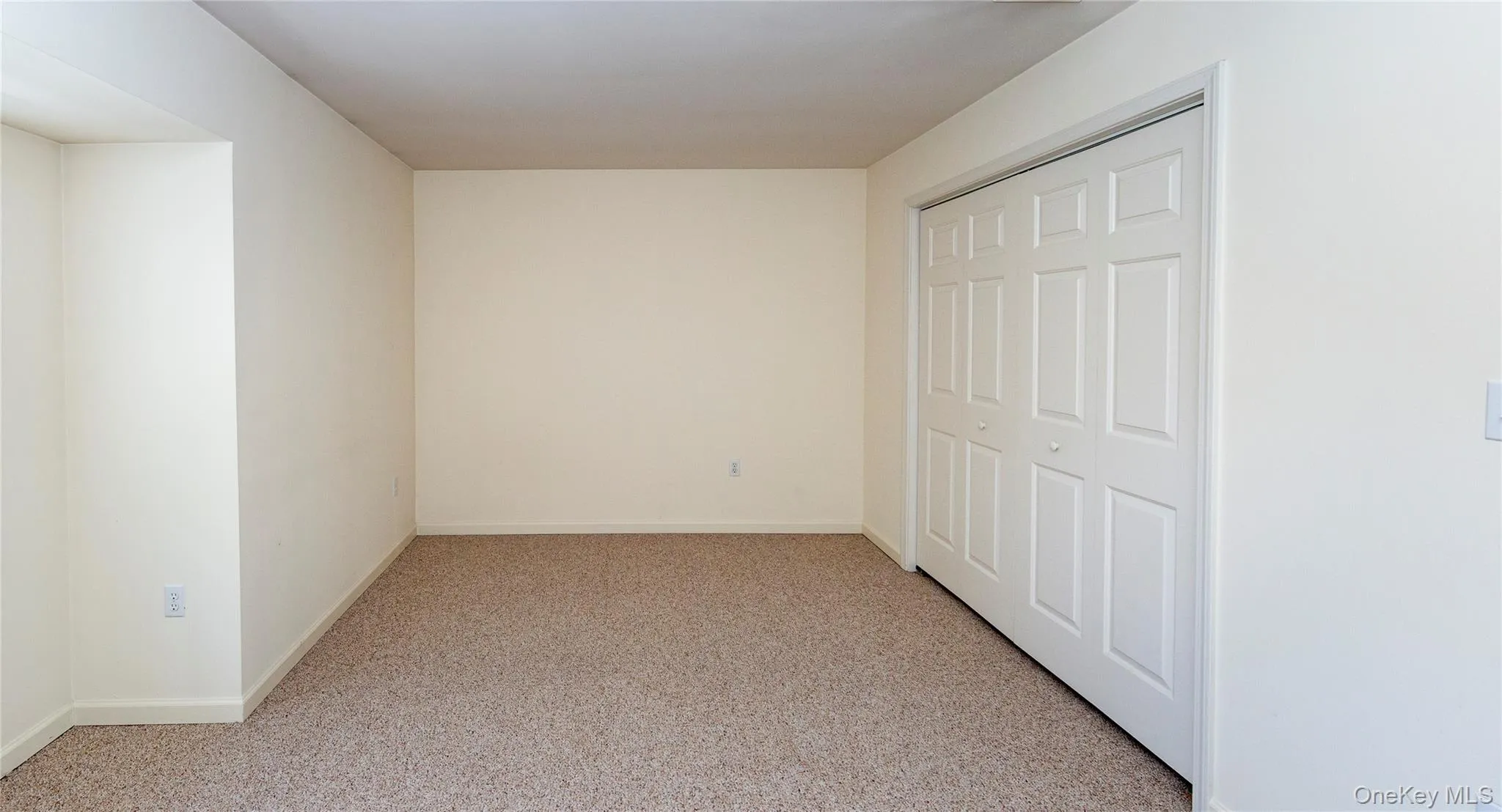 With a double door closet. With a double door closet.