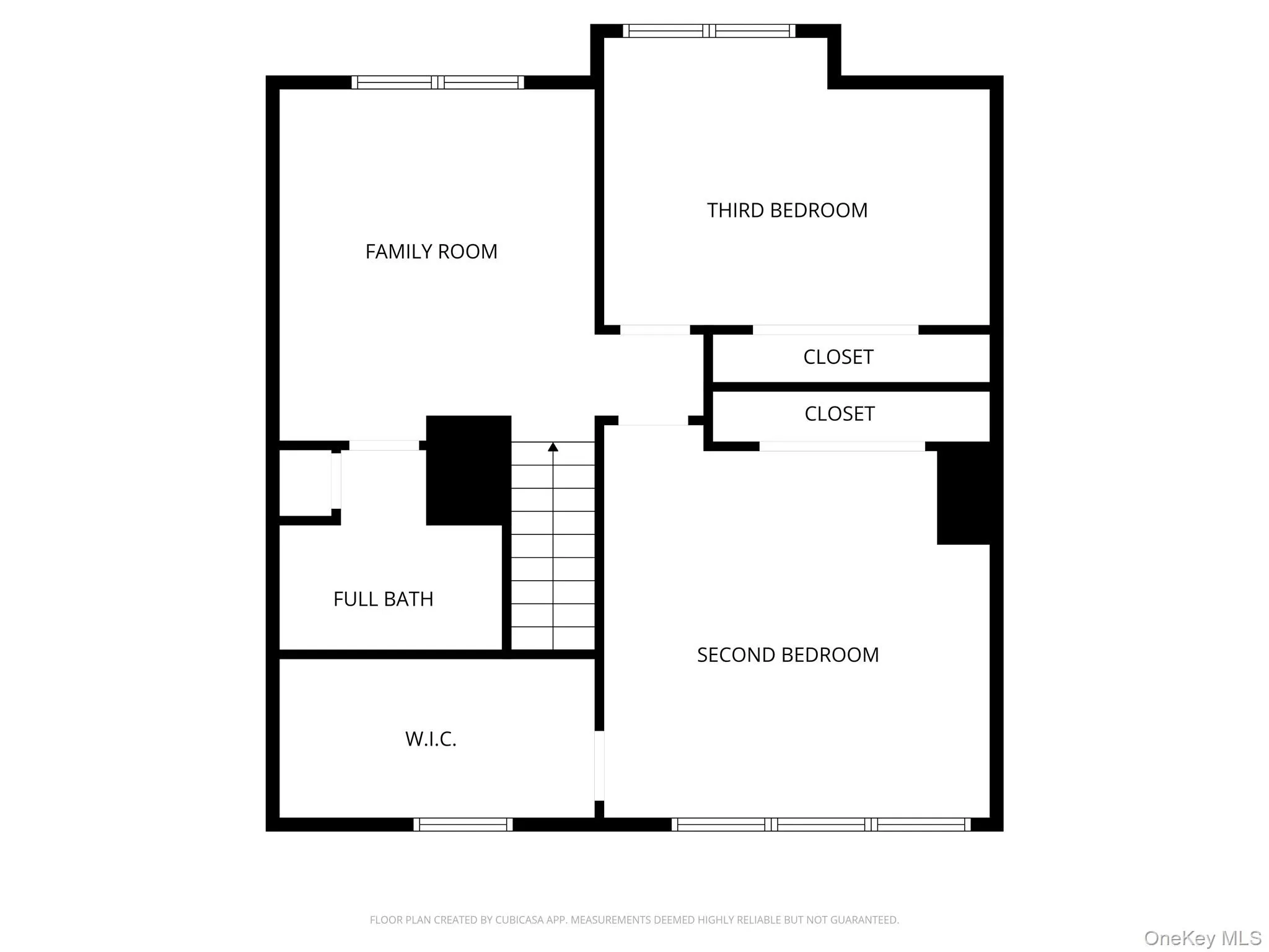 Second floor - floor plan. Second floor - floor plan.
