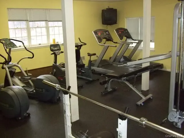 Fitness center attached to the clubhouse. Fitness center attached to the clubhouse.