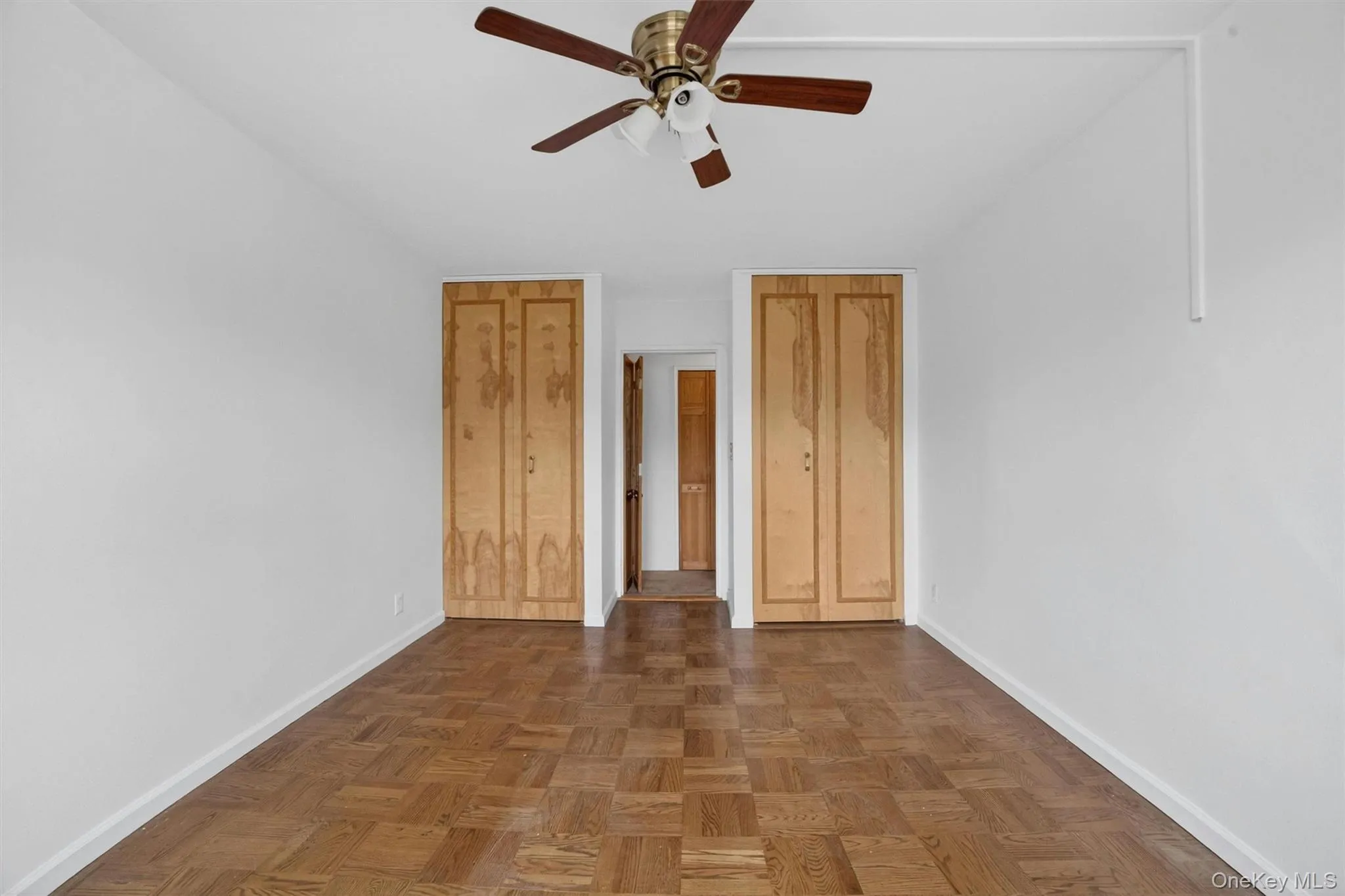 Master bedroom, with door showing master bath. Master bedroom, with door showing master bath.