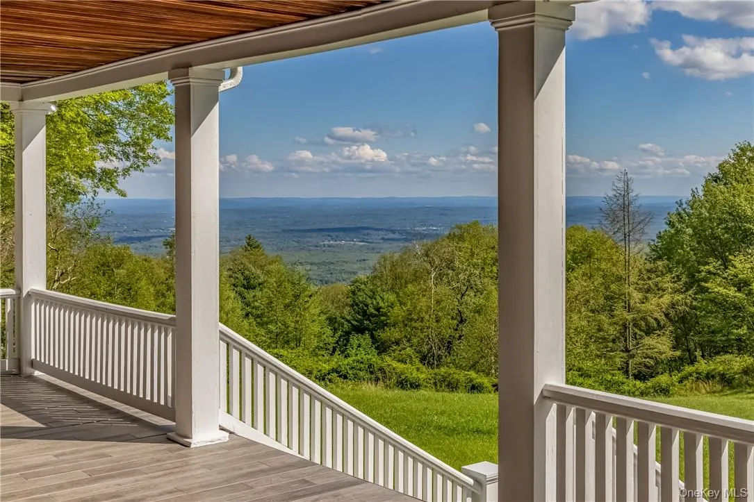 Deck overlooking view Deck overlooking view