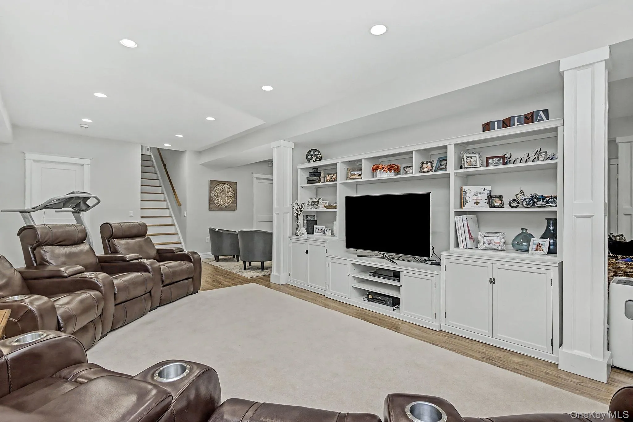 ....media area with Luxury vinyl flooring... ....media area with Luxury vinyl flooring...