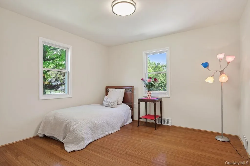 This bedroom is on the main floor. This bedroom is on the main floor.