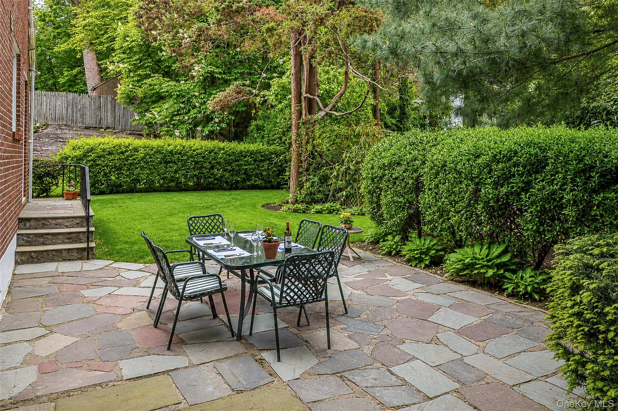 Enjoy your private back yard patio - the perfect spot for al fresco dining Enjoy your private back yard patio - the perfect spot for al fresco dining