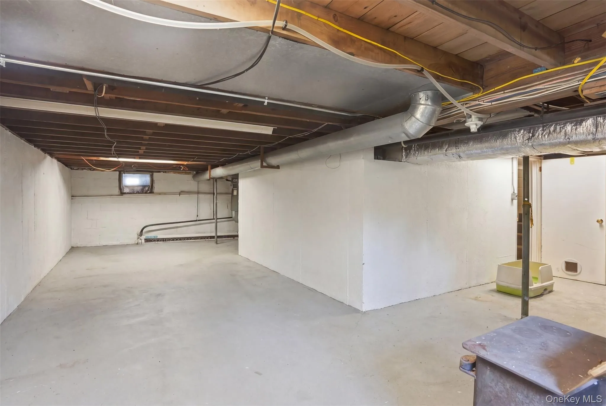 Virtually staged clean out of basement Virtually staged clean out of basement