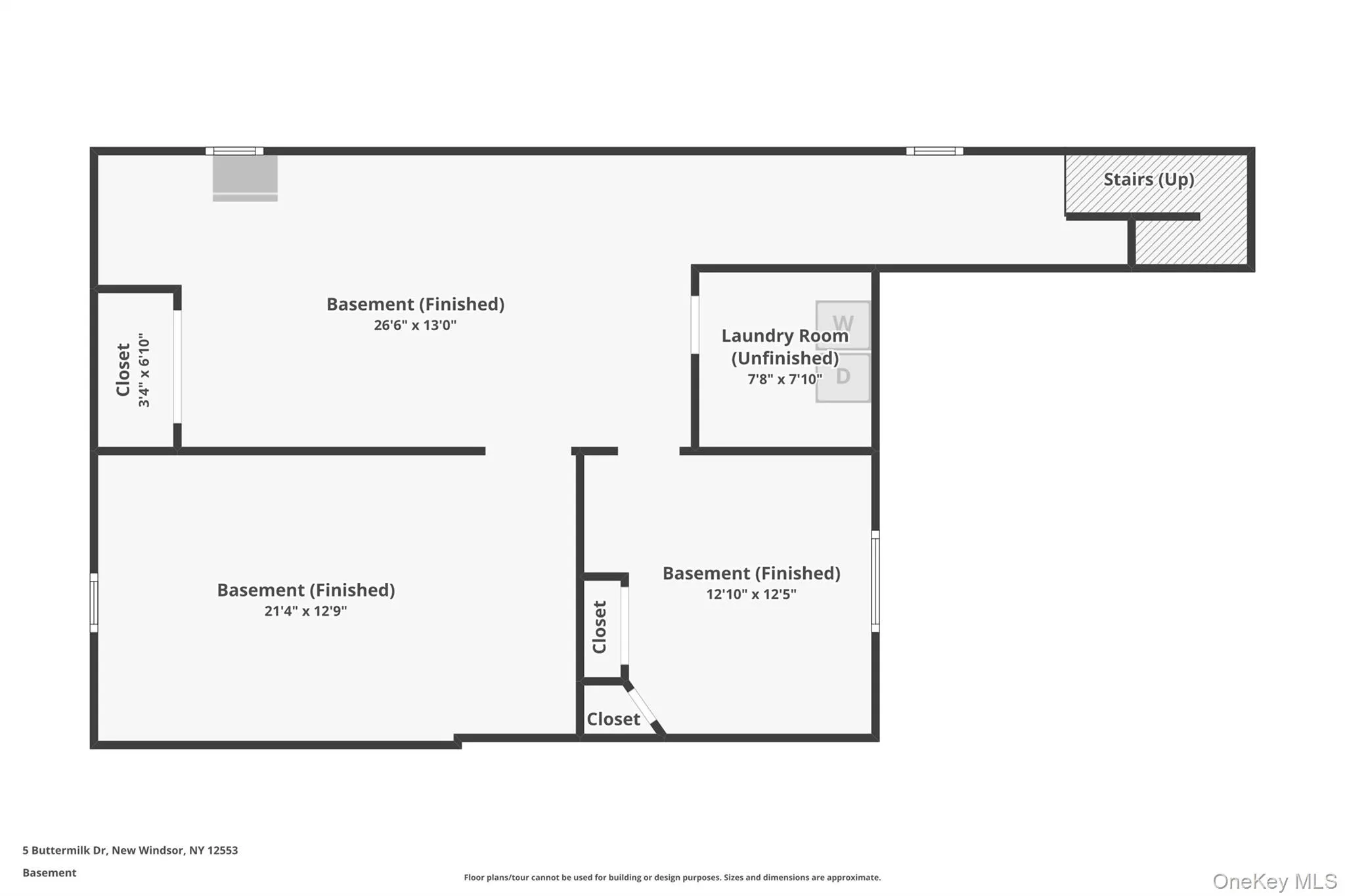Basement floor plan Basement floor plan